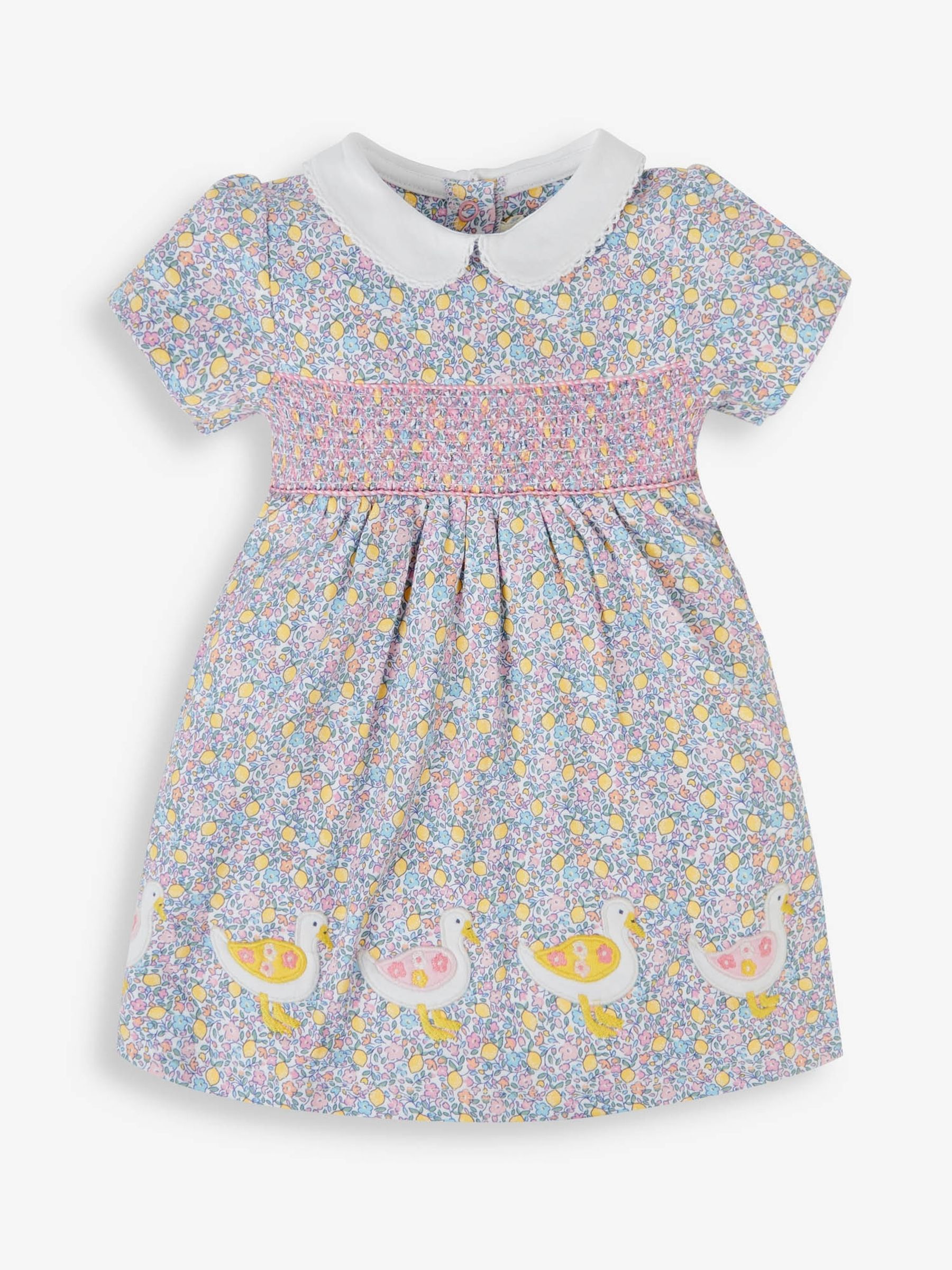 Lemon Ditsy Print Smocked Dress - Image 1 of 4