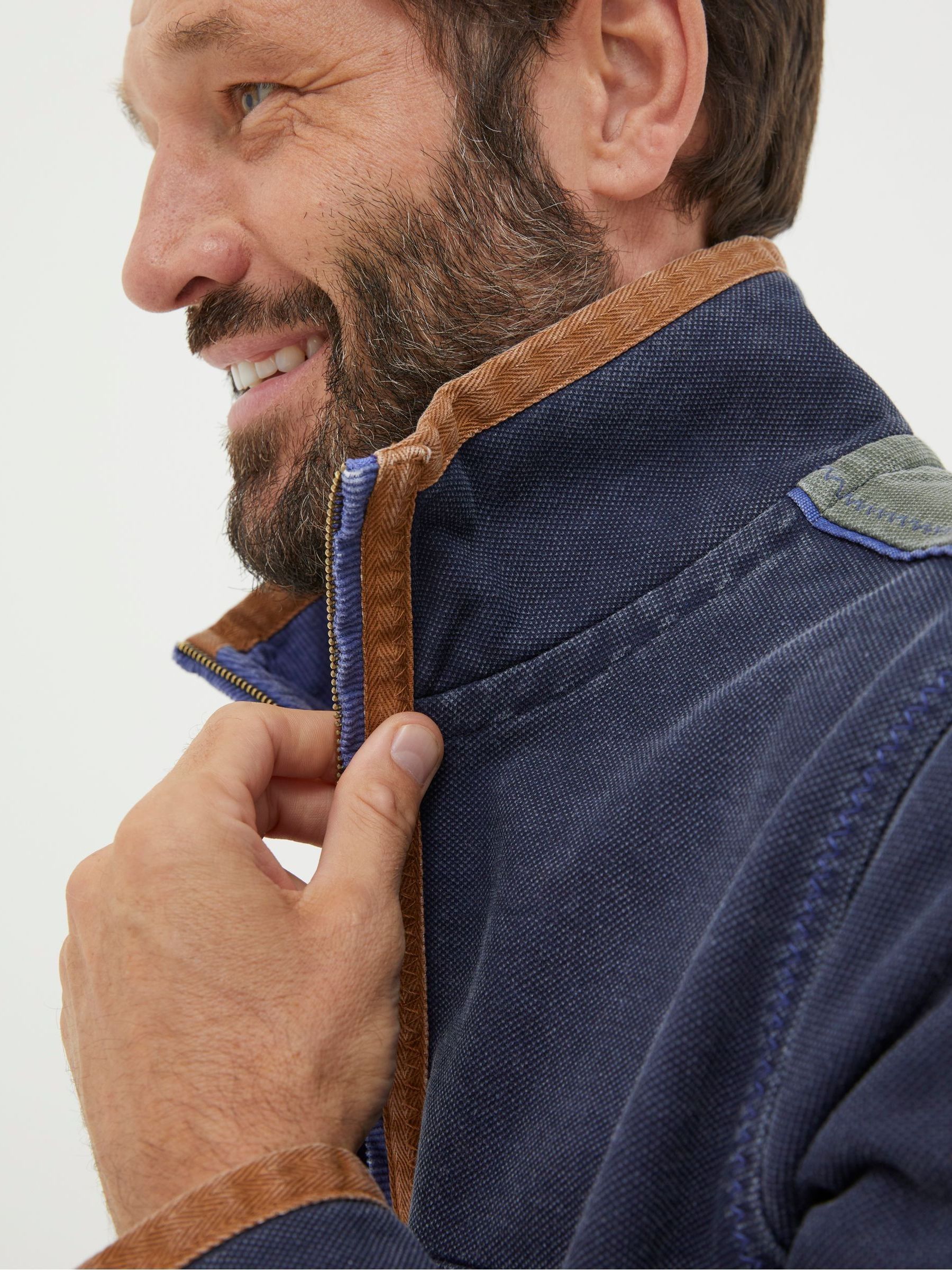 Airlie Ink Blue Panel Sweatshirt - Image 3 of 5
