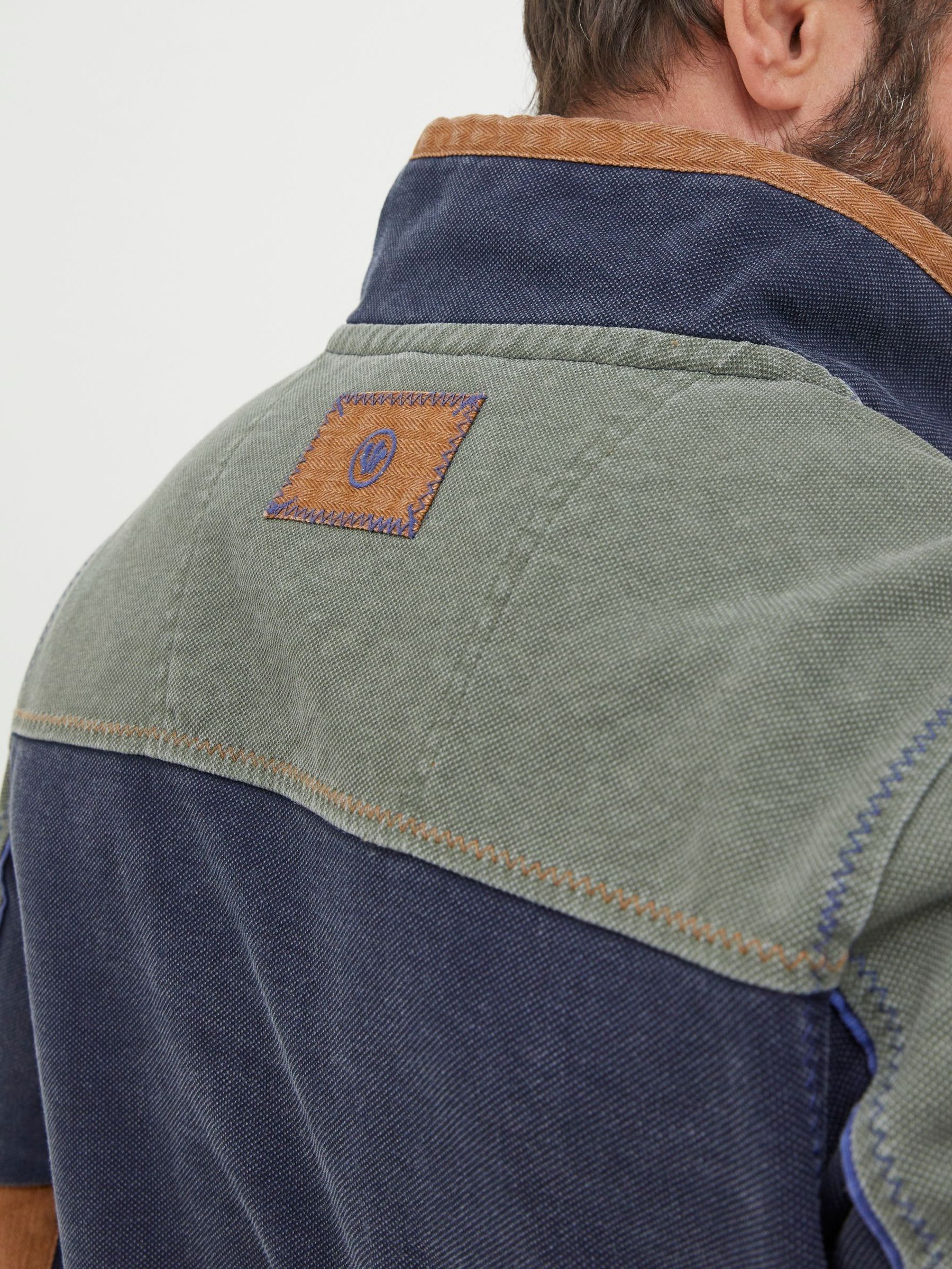 Airlie Ink Blue Panel Sweatshirt - Image 4 of 5