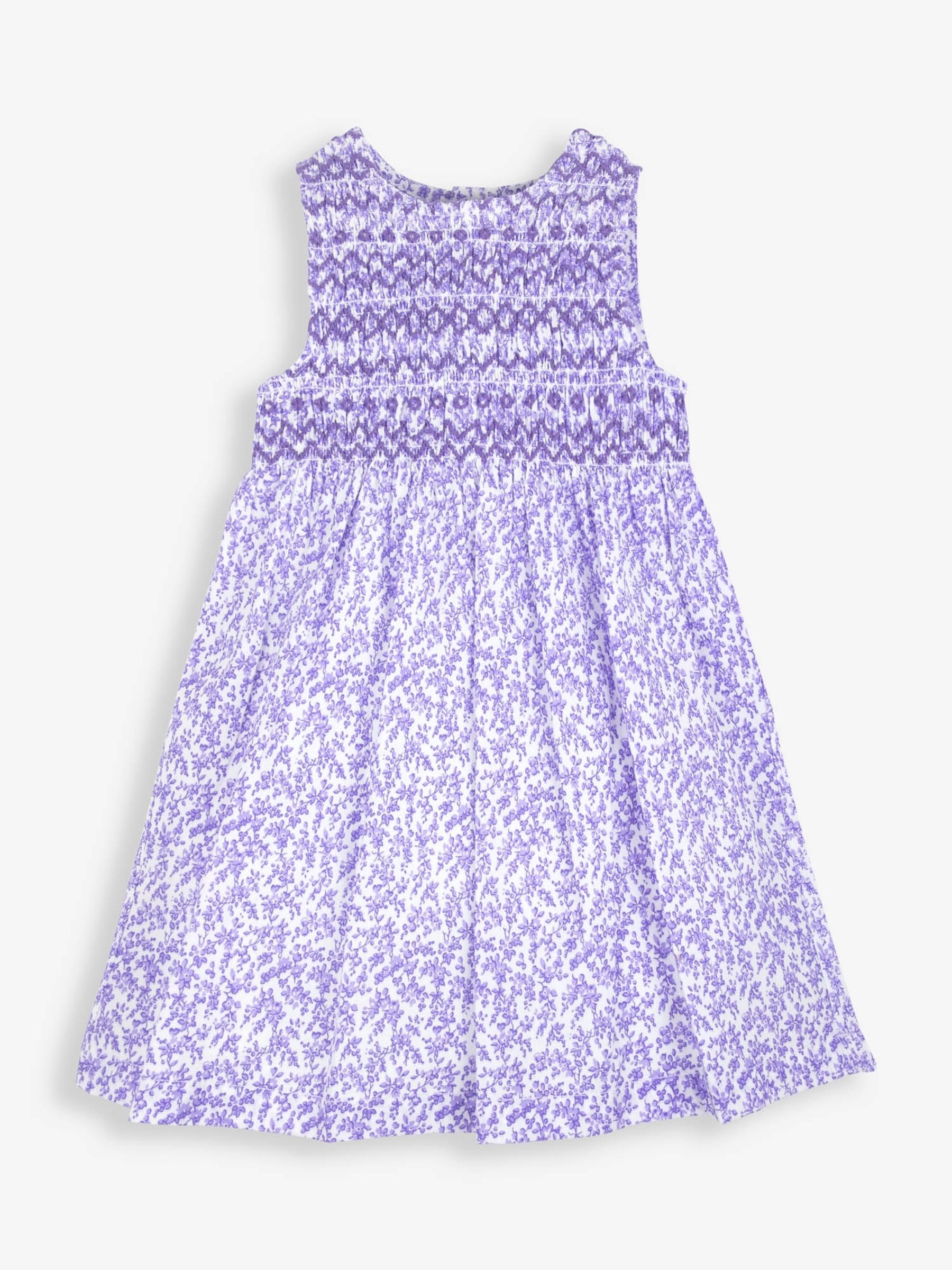 Lilac Bud Floral Print Smocked Dress - Image 2 of 4