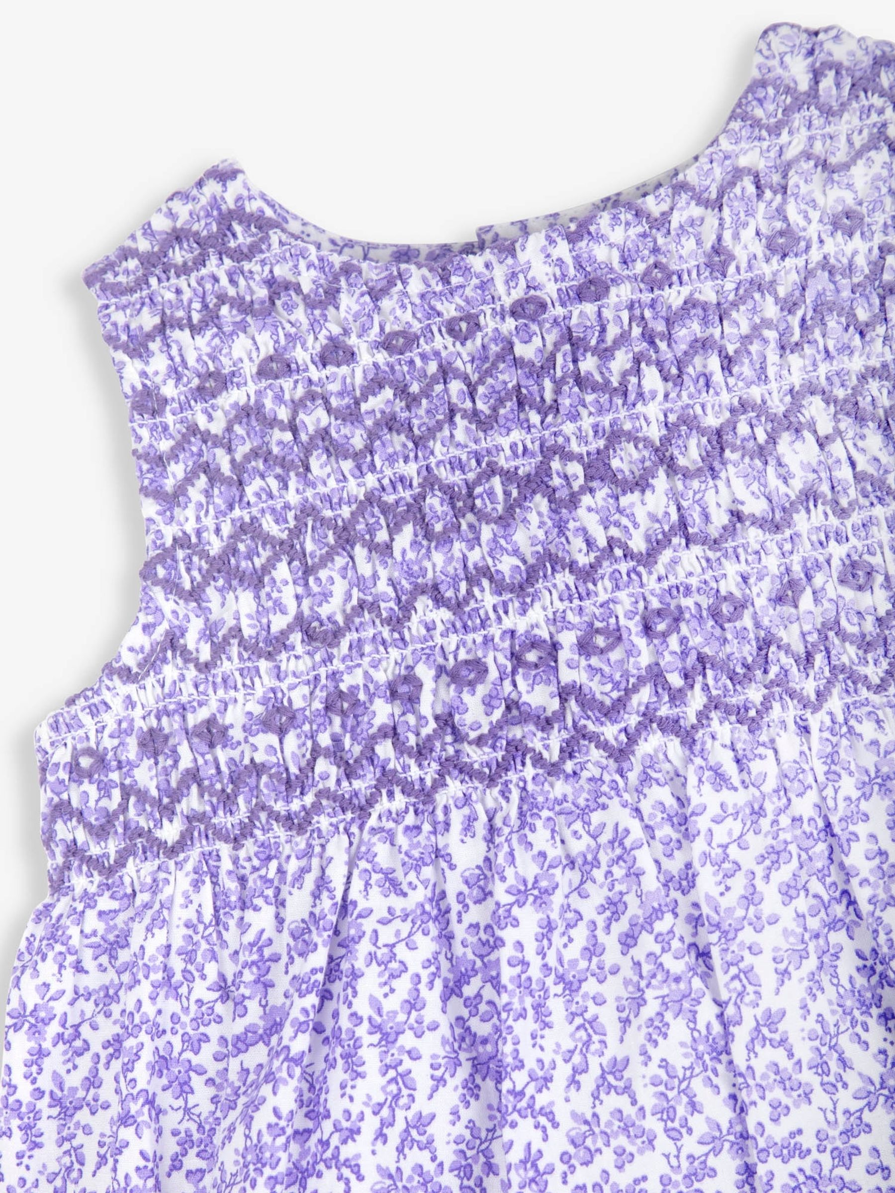 Lilac Bud Floral Print Smocked Dress - Image 4 of 4