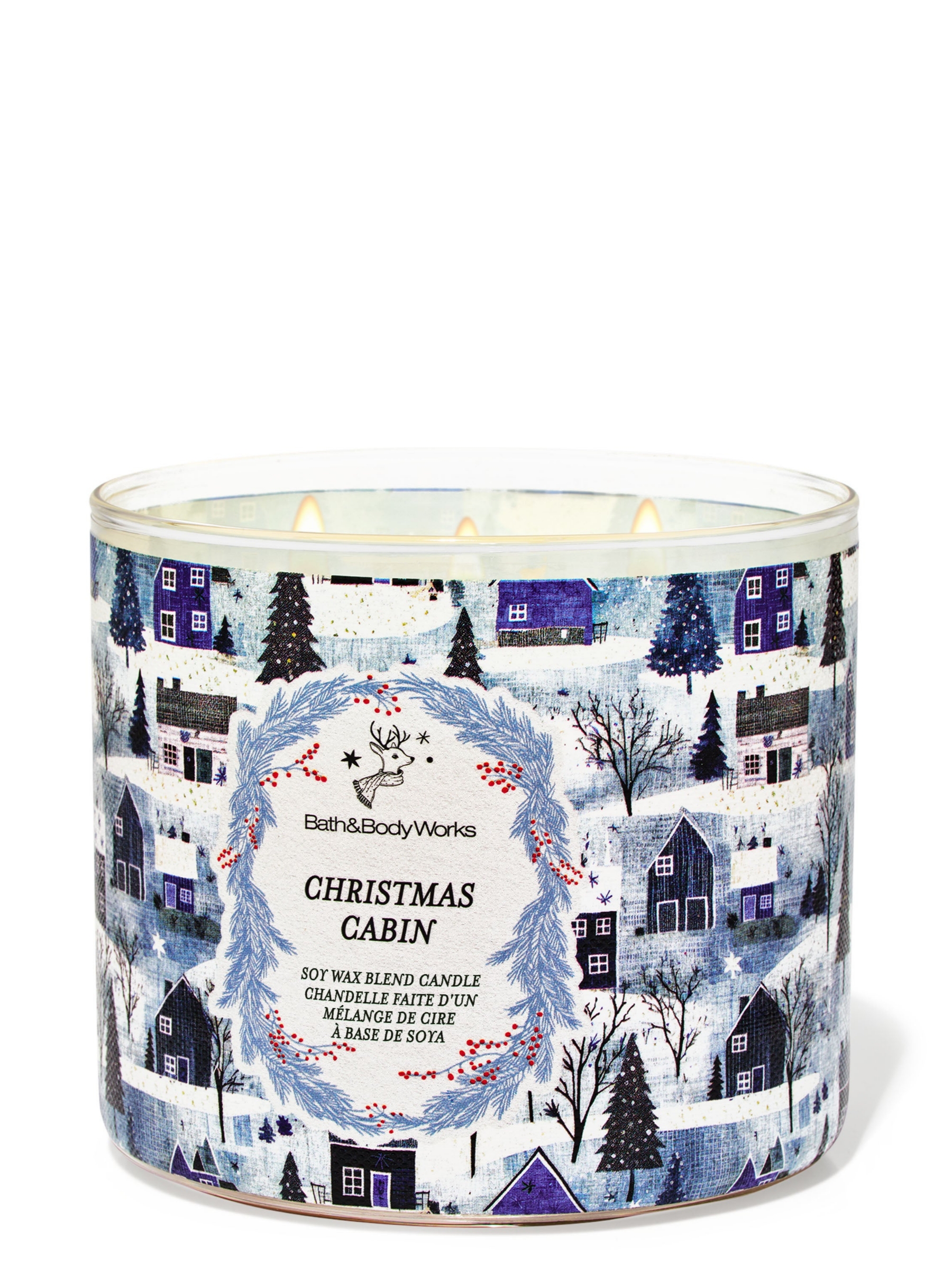 Christmas Cabin 3-Wick Candle 411g - Image 1 of 2
