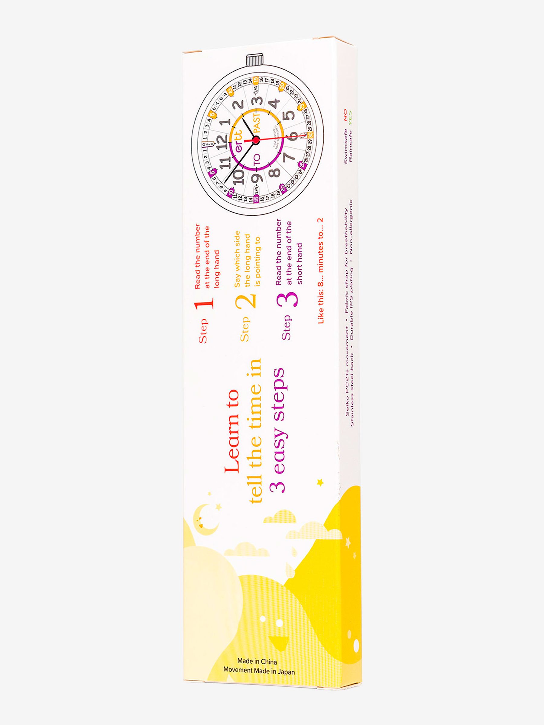 Purple EasyRead Time Teacher Children's Wrist Watch - Image 5 of 5