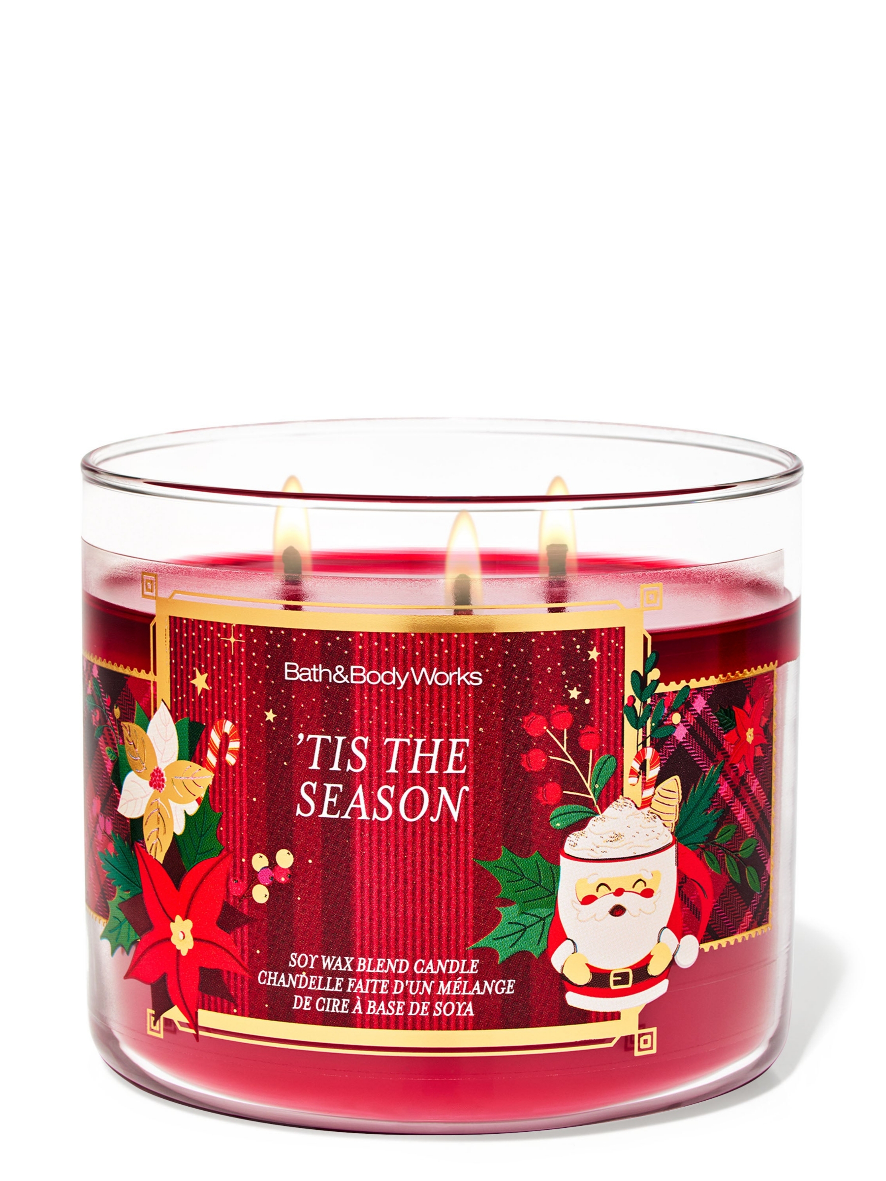 Tis The Season 3-Wick Candle 411g - Image 1 of 2 Tis The Season 3-Wick Candle 411g - Image 1 of 2