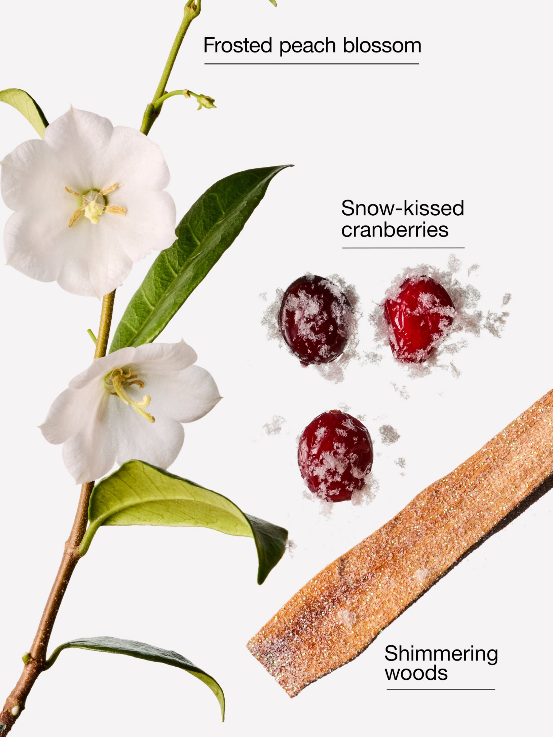 Snowy Peach Berry 3-Wick Candle 411g - Image 2 of 2