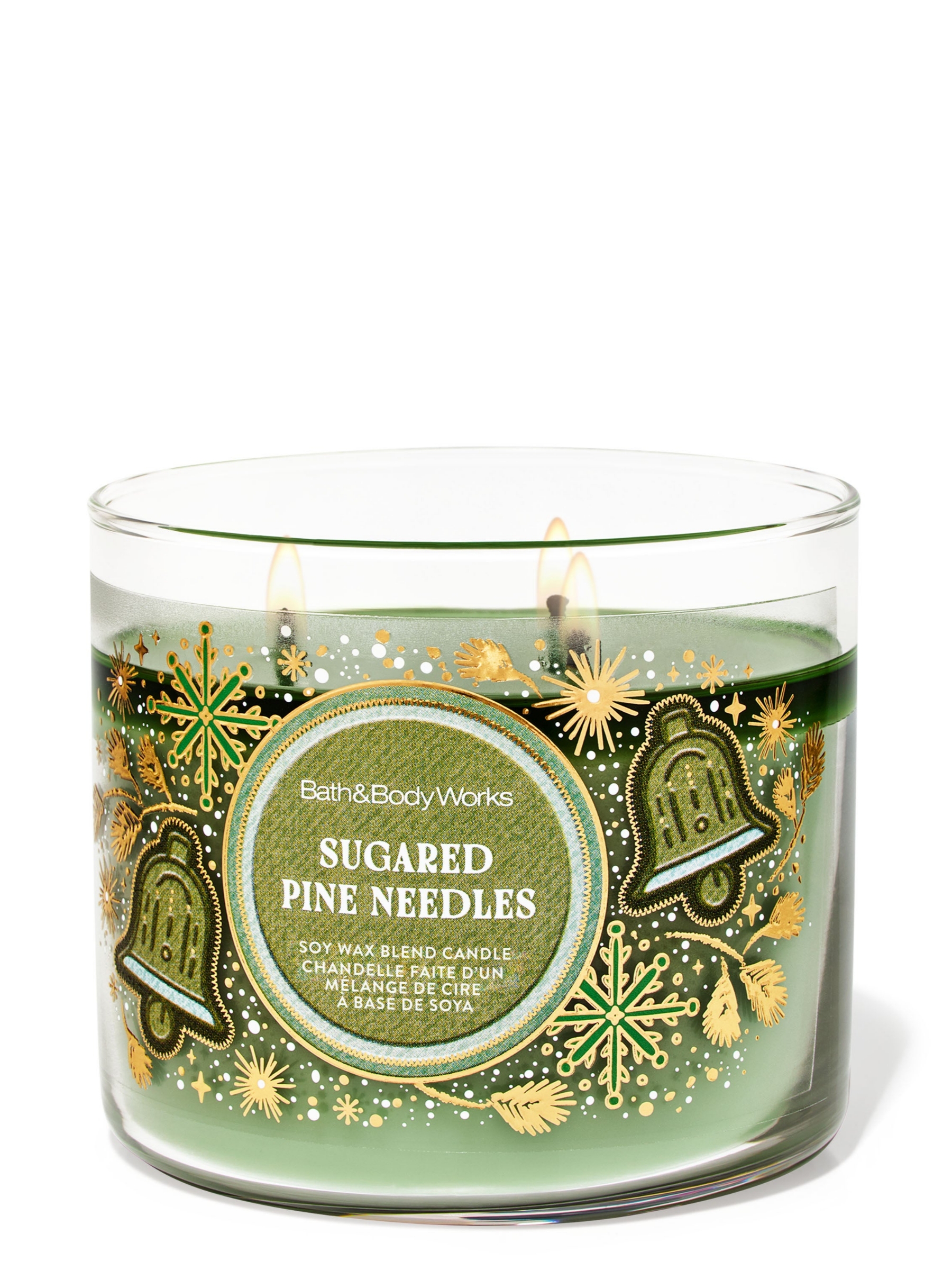 Sugared Pine Needles 3-Wick Candle 411g - Image 1 of 2