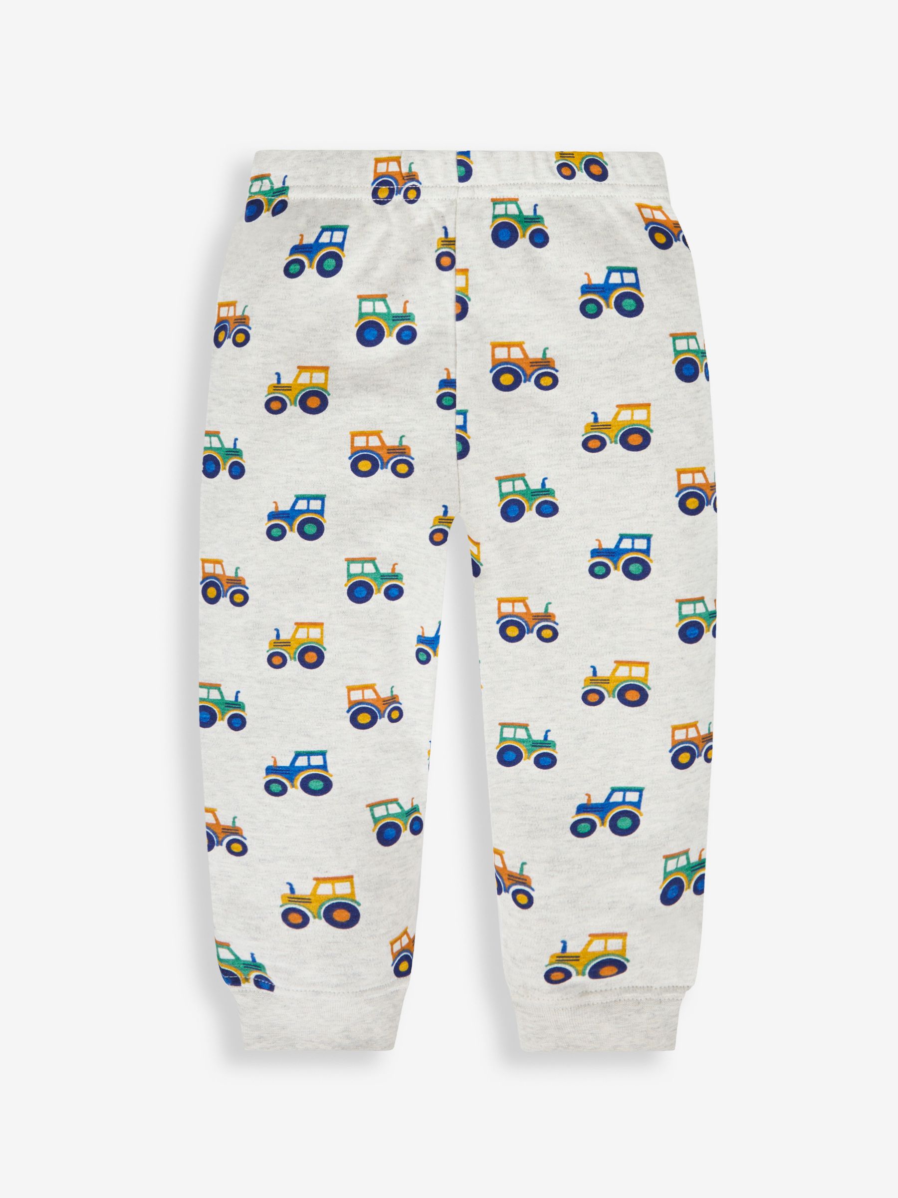 Natural Boys' 2-Pack Tractor Jersey Pyjamas - Image 7 of 11
