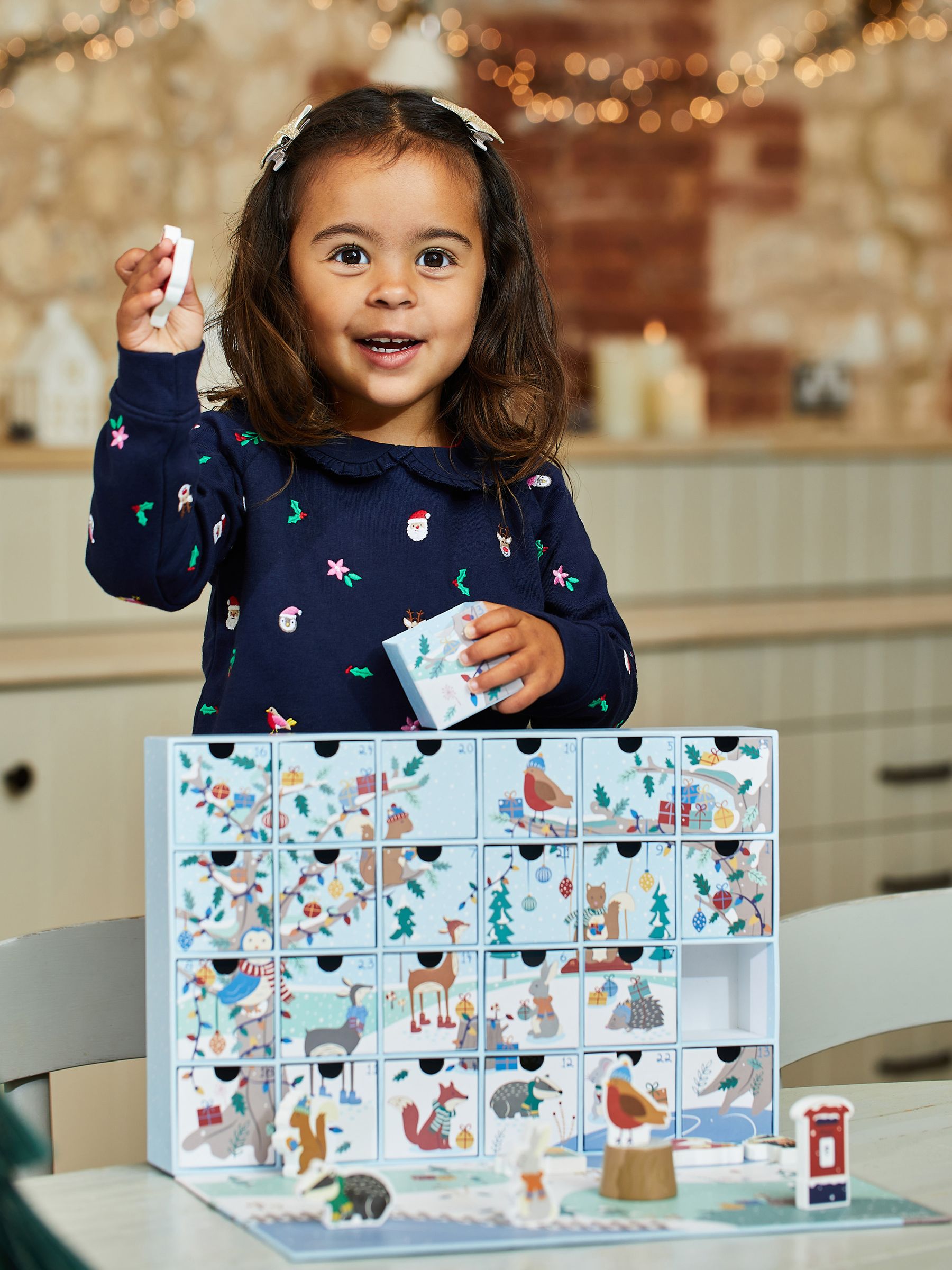 Christmas Woodland Filled Advent Calendar - Image 1 of 8