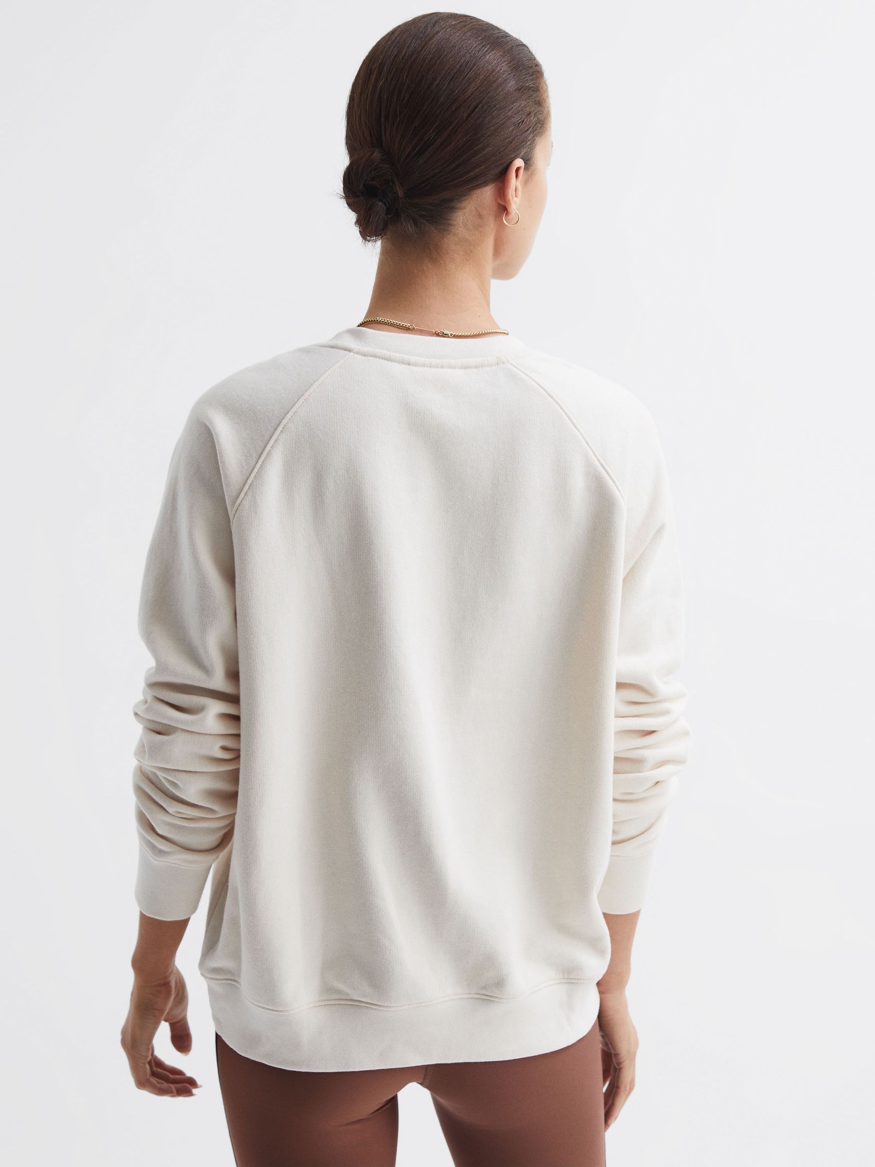 The Upside Crew Neck Jumper in Natural - Image 5 of 7