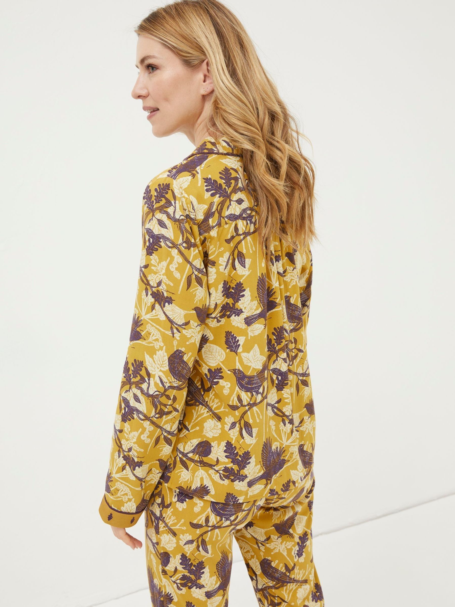 Yellow Lino Birds Nightshirt - Image 2 of 5