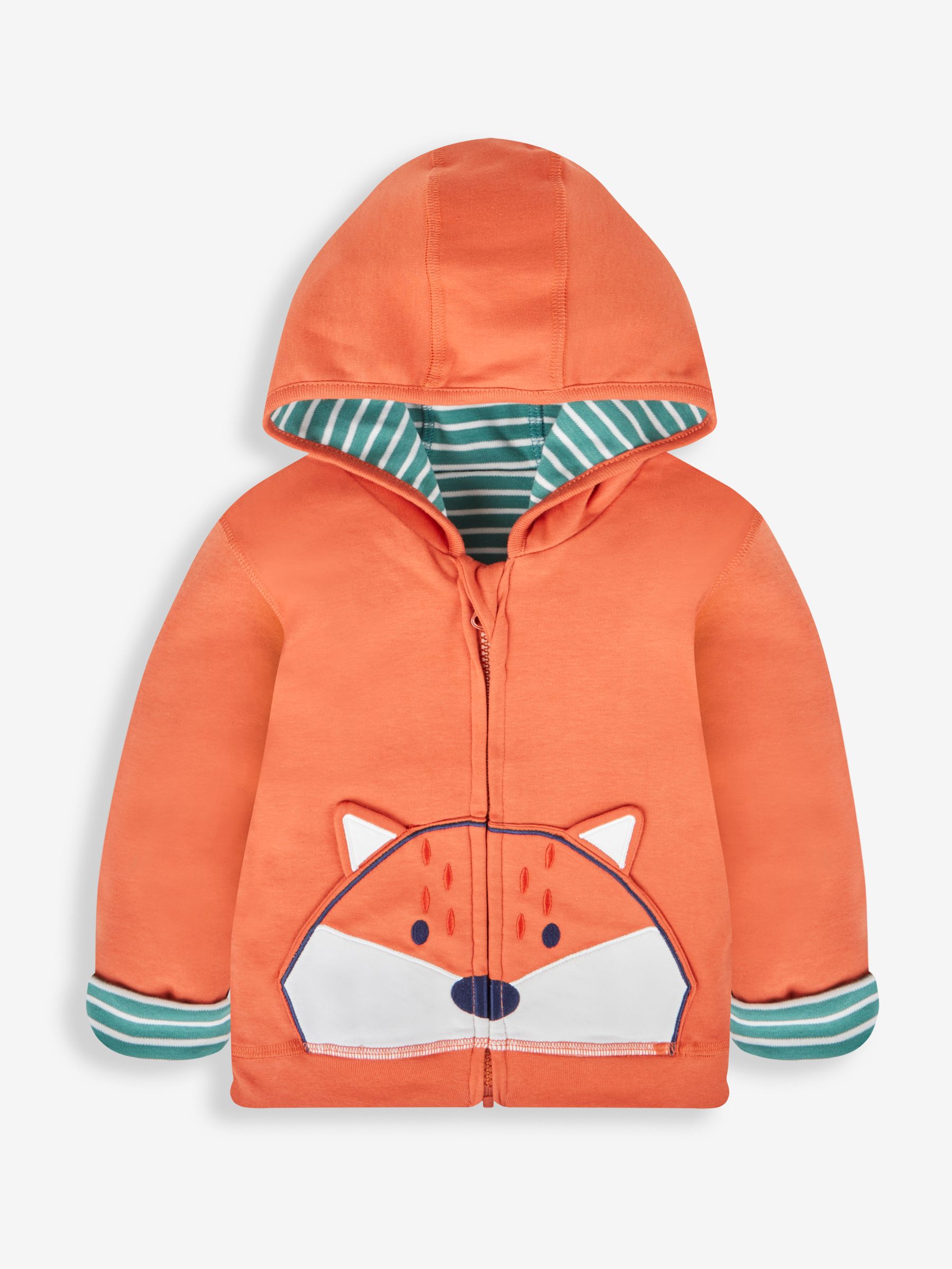 Rust Fox Appliqué Reversible Hoodie - Image 2 of 8