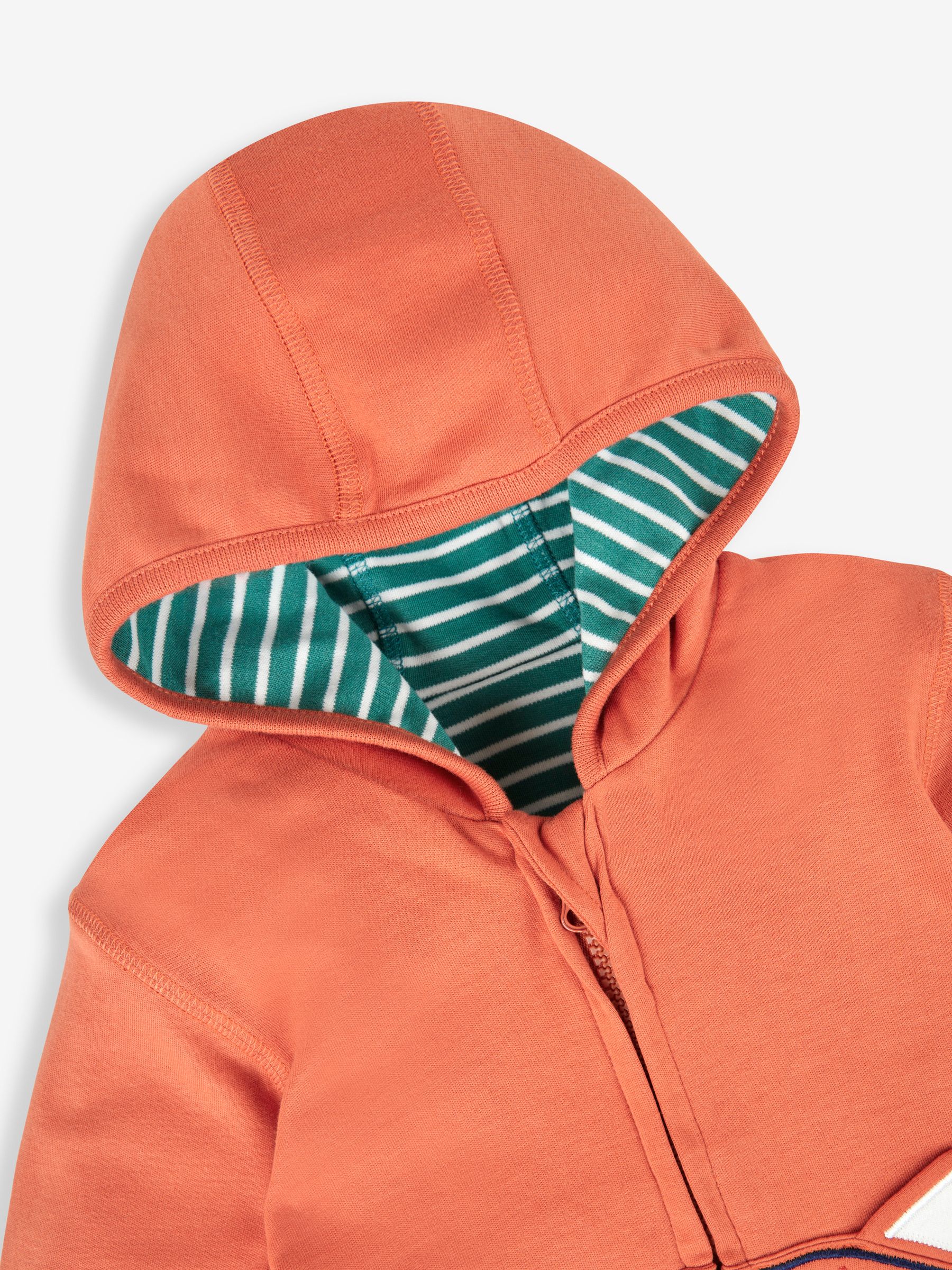 Rust Fox Appliqué Reversible Hoodie - Image 5 of 8
