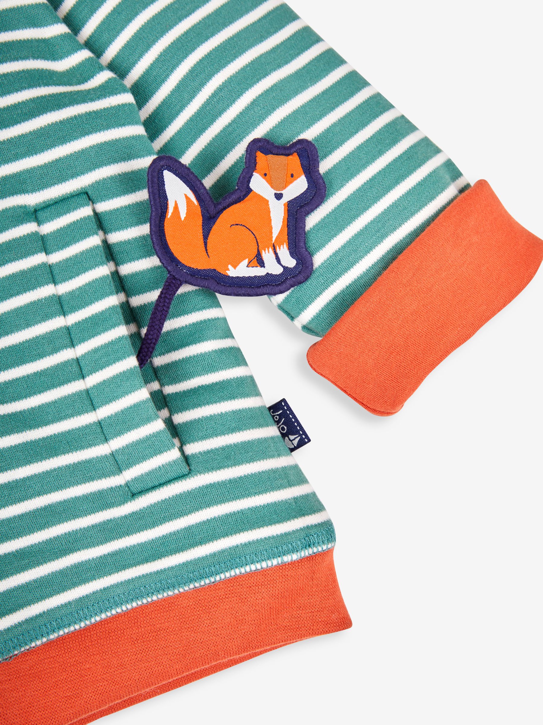 Rust Fox Appliqué Reversible Hoodie - Image 8 of 8