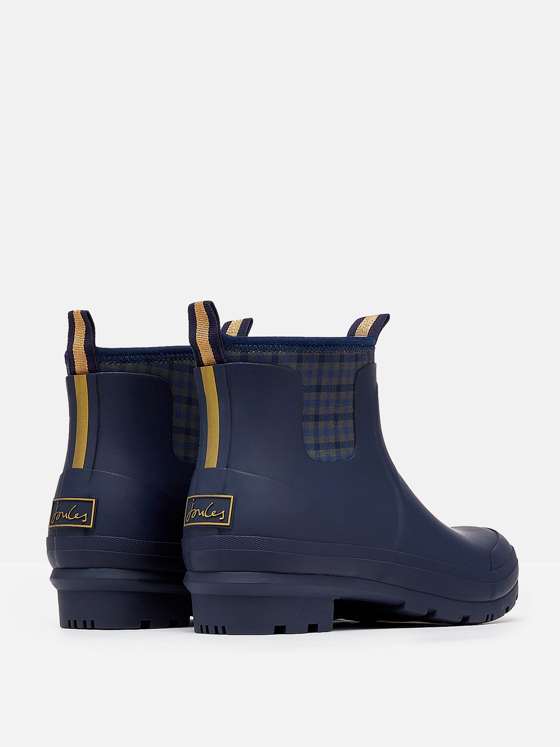 Foxton Navy Blue Neoprene Lined Ankle Wellies - Image 3 of 6