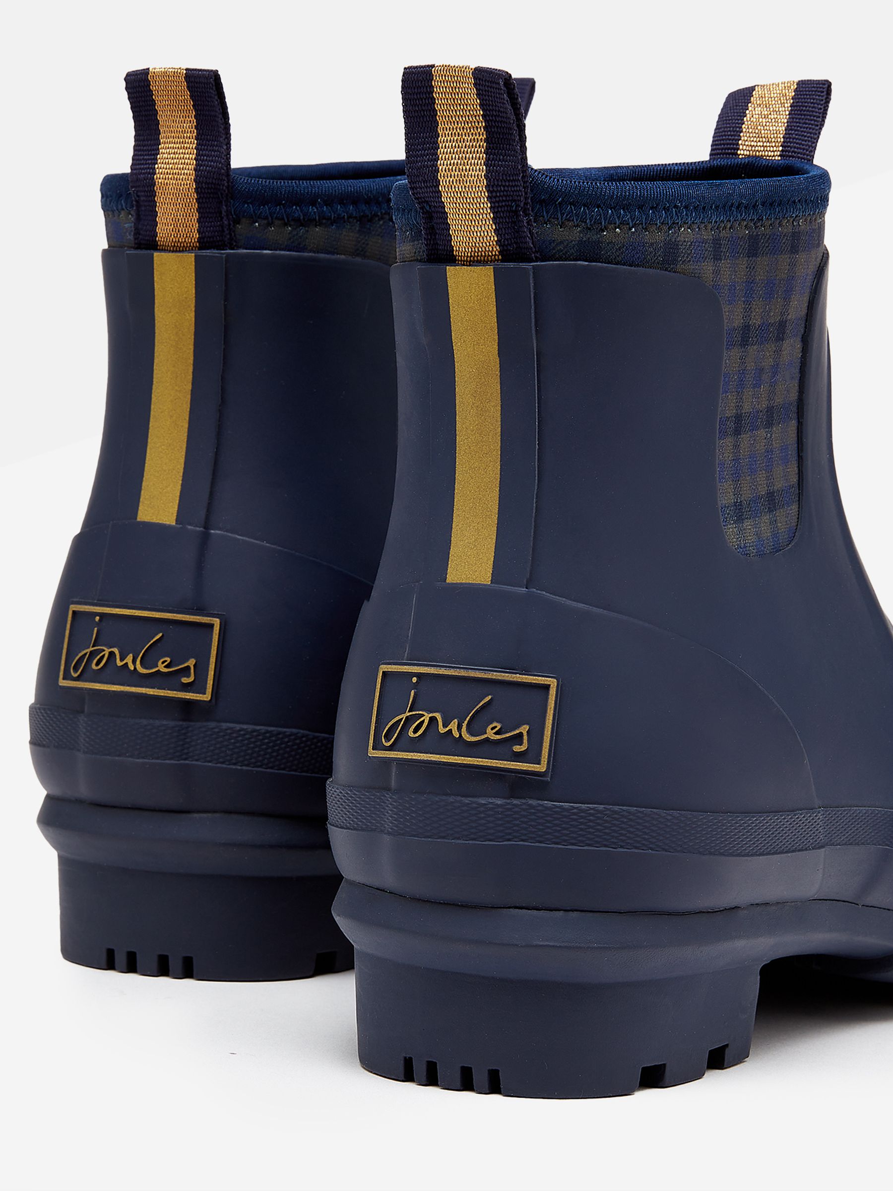 Foxton Navy Blue Neoprene Lined Ankle Wellies - Image 4 of 6