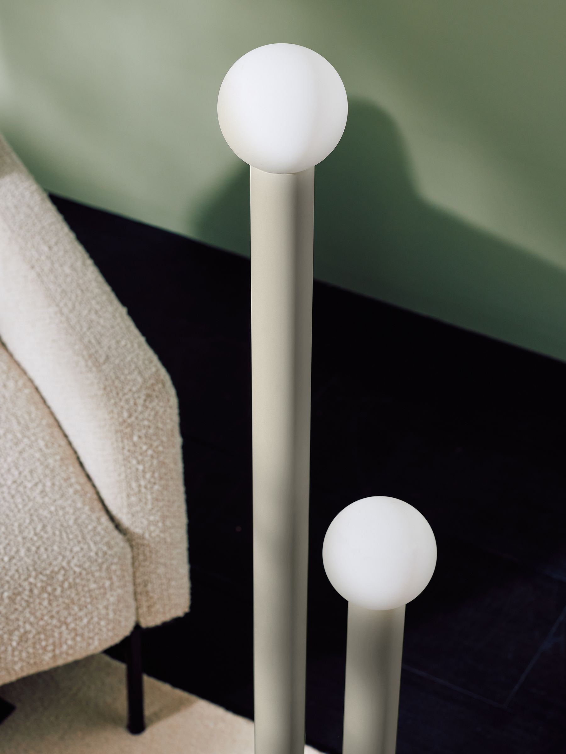 Graysen Floor Lamp in Cream - Image 3 of 3