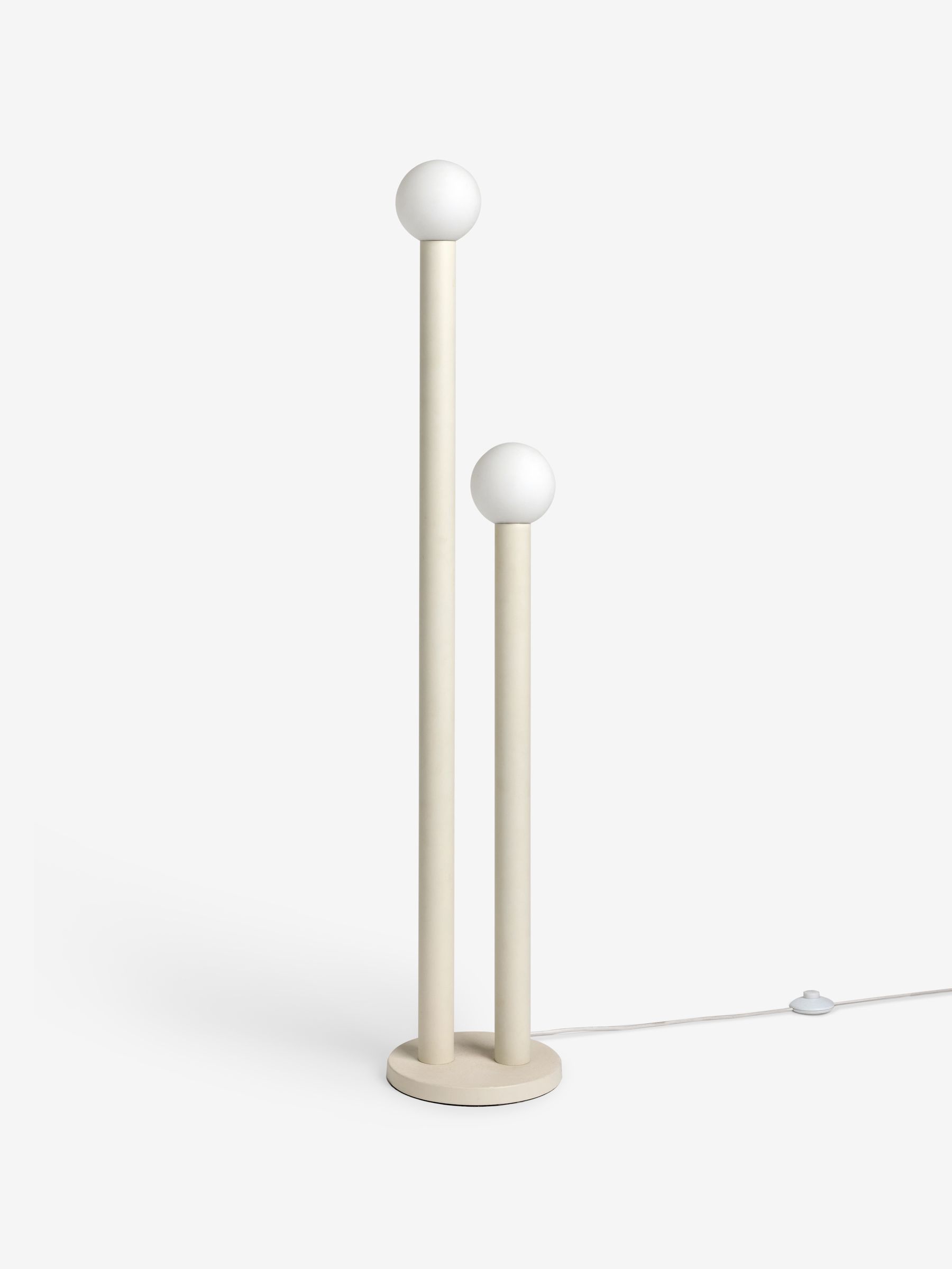 Graysen Floor Lamp in Cream - Image 4 of 5