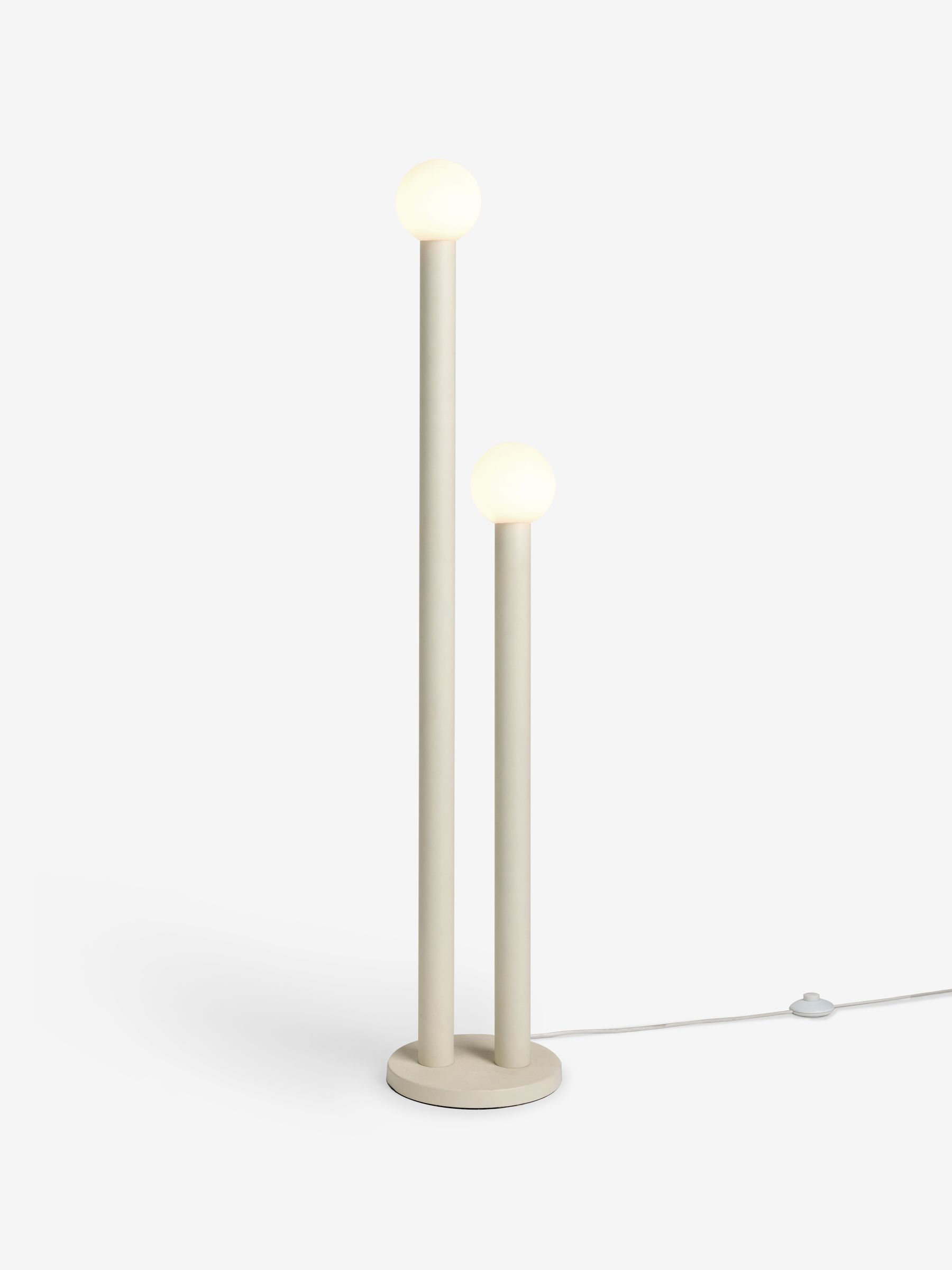 Graysen Floor Lamp in Cream - Image 5 of 5