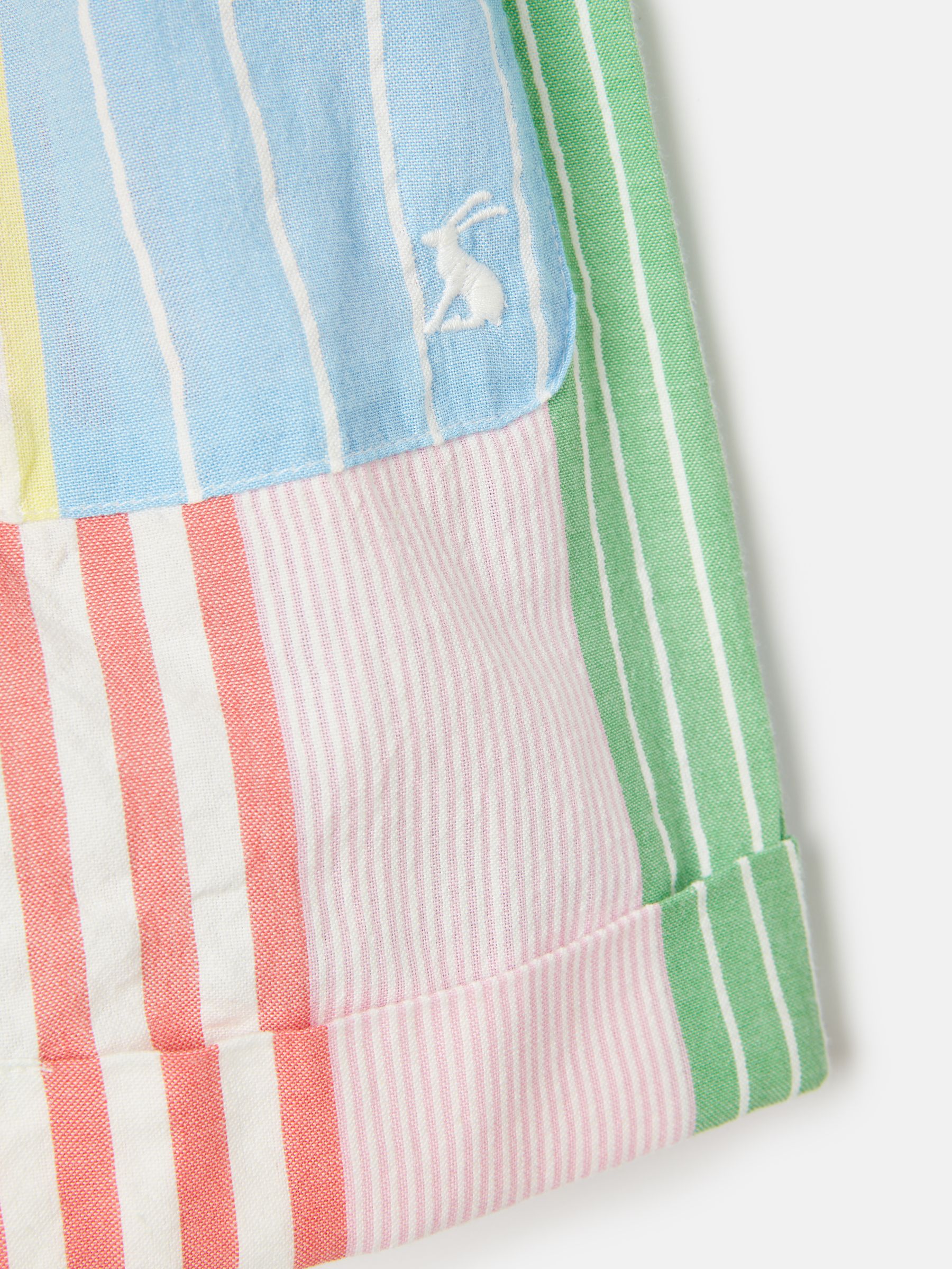 Girls' Happiness Multi Striped Shorts - Image 4 of 4 Girls' Happiness Multi Striped Shorts - Image 4 of 4