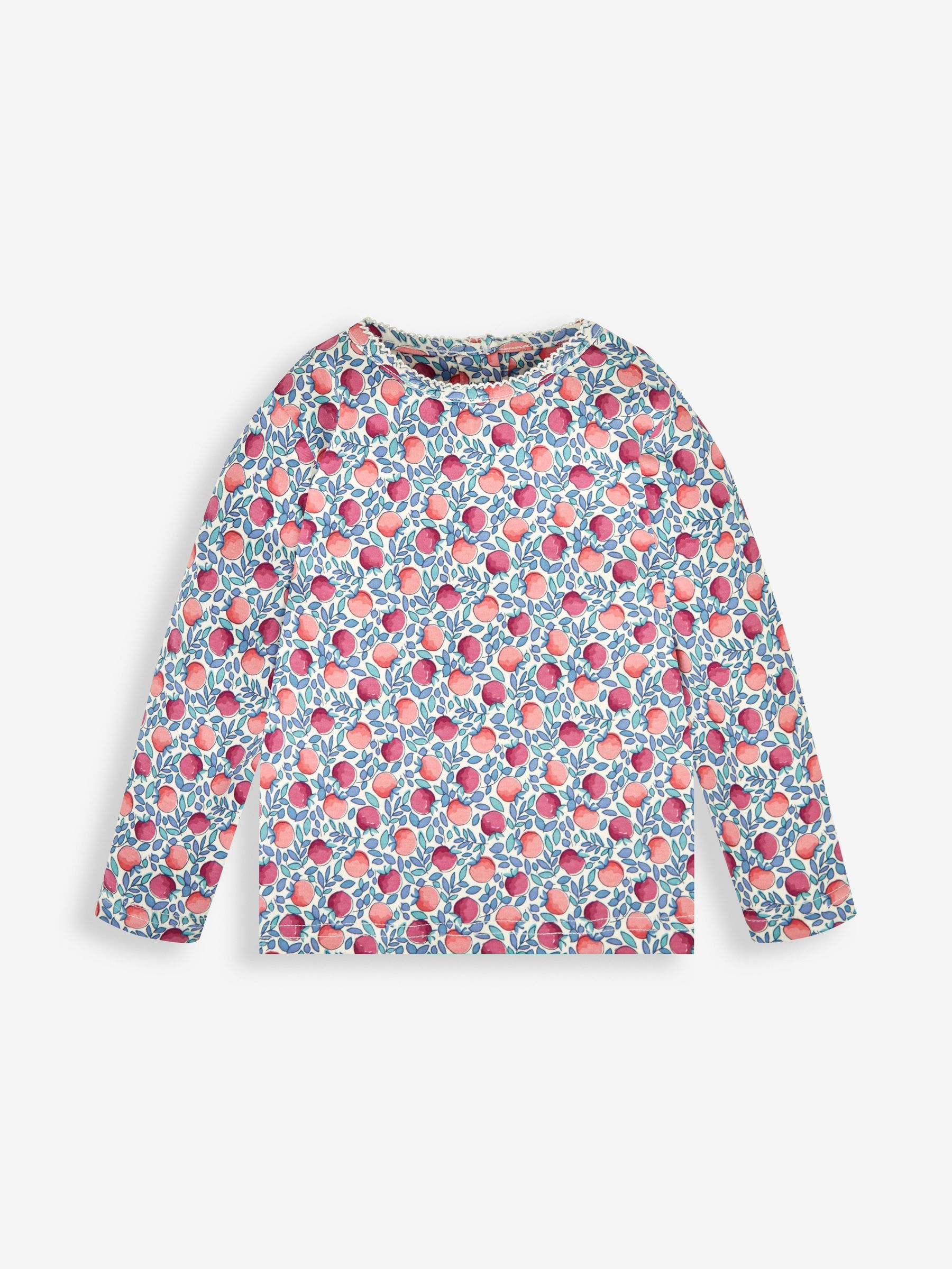 Rose Pink Bunny Girls' 2-Piece Appliqué Pinafore Dress & Top Set - Image 4 of 6