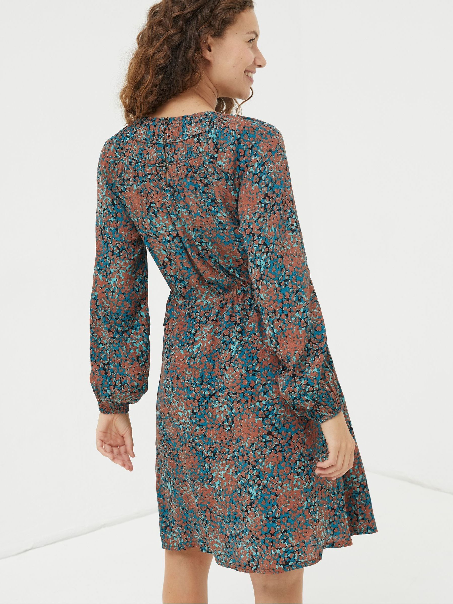 Black Taylor Textured Spot Dress - Image 2 of 5