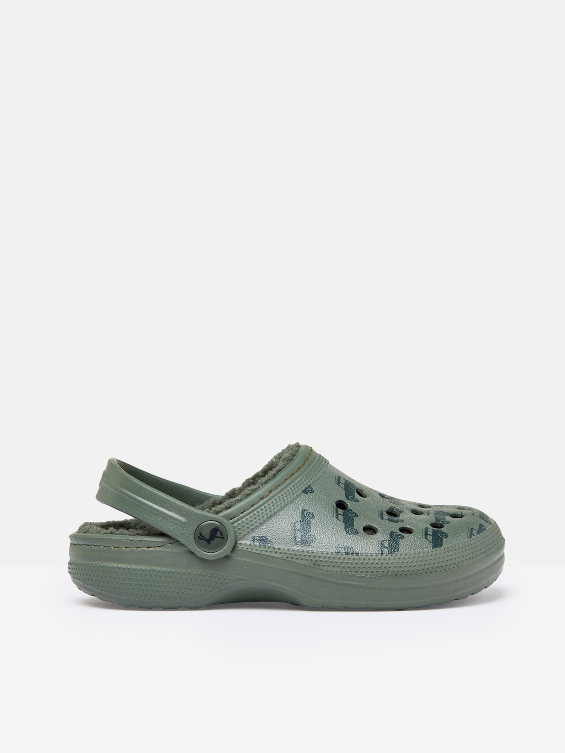 Boys' Winter Poole Khaki Green Clogs - Image 1 of 6