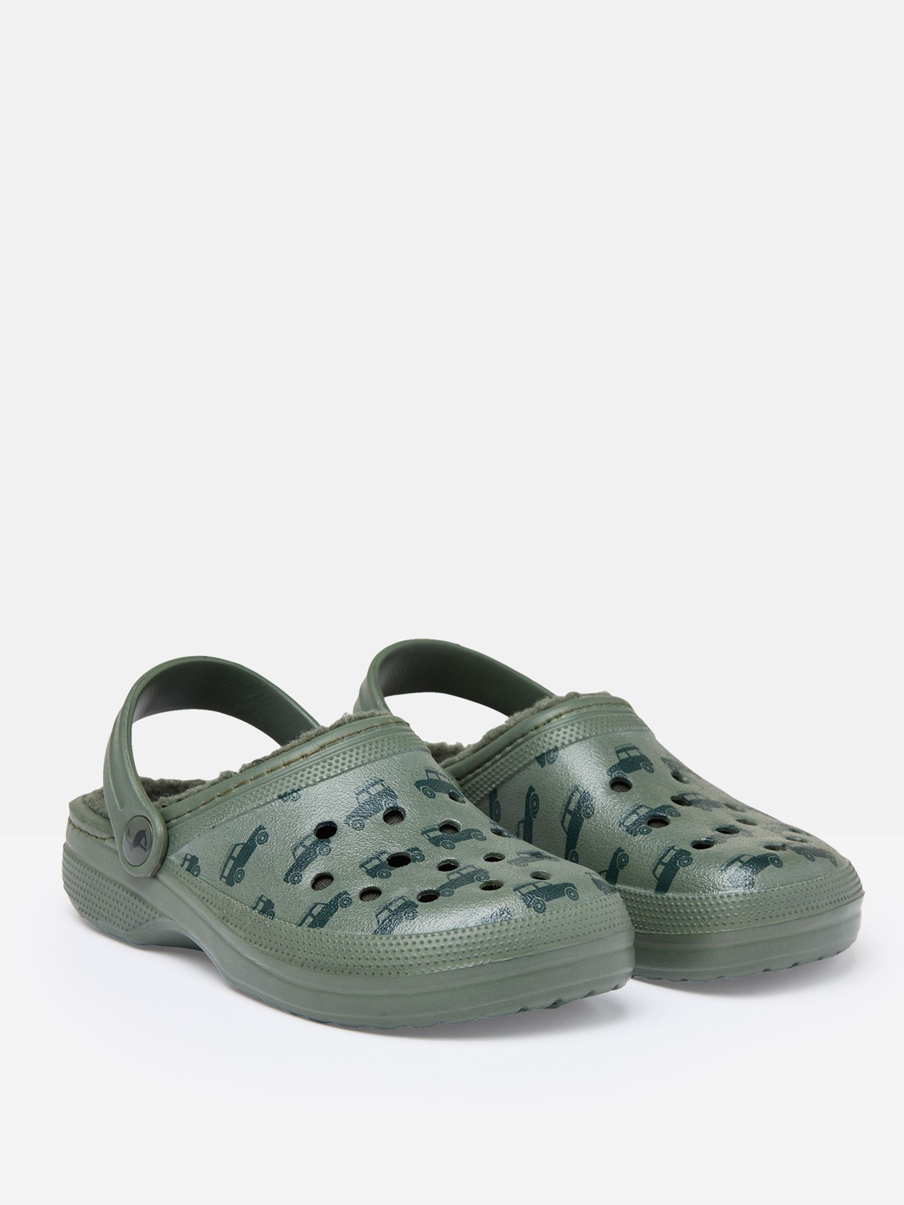 Boys' Winter Poole Khaki Green Clogs - Image 2 of 6