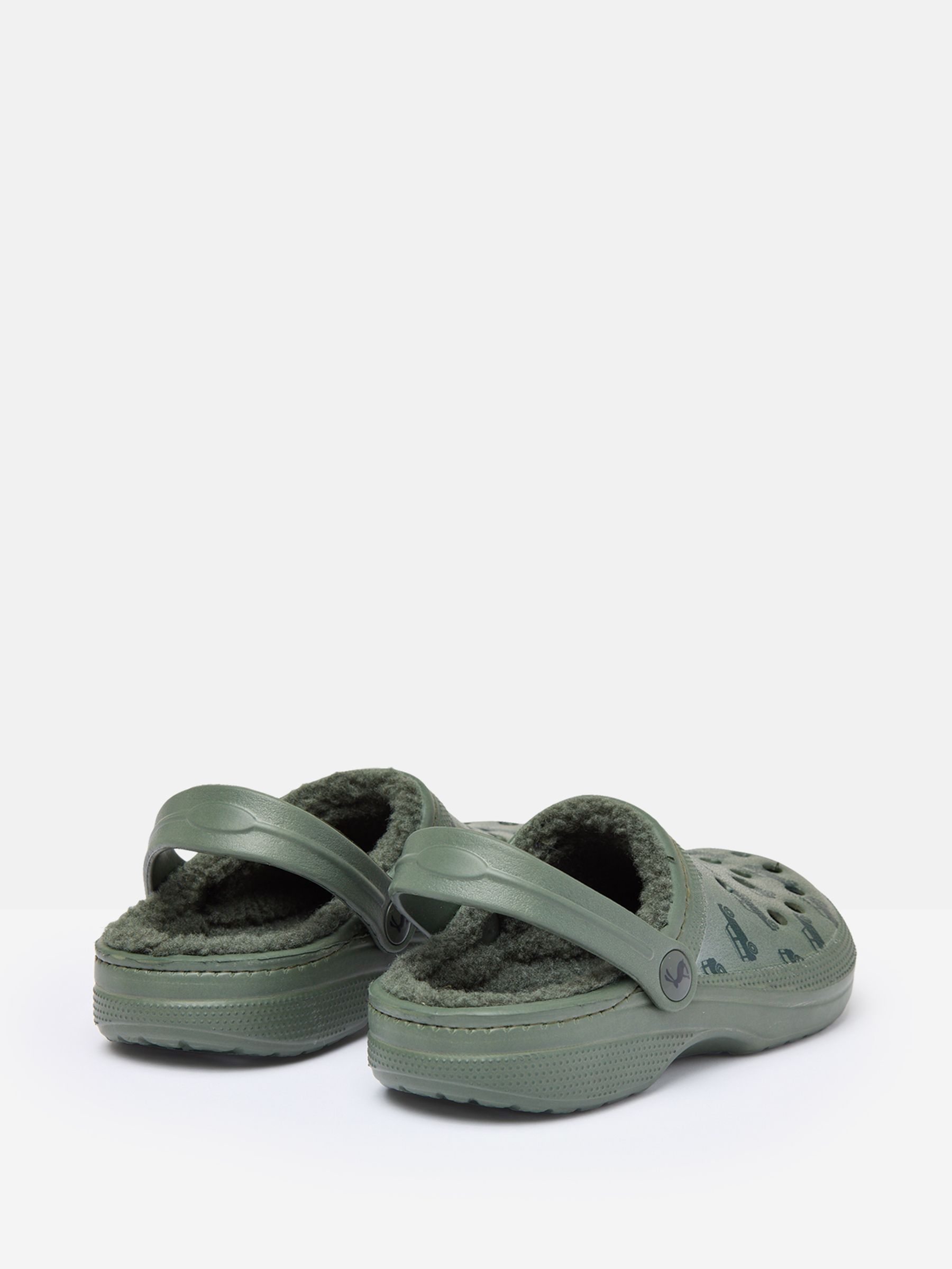Boys' Winter Poole Khaki Green Clogs - Image 3 of 6