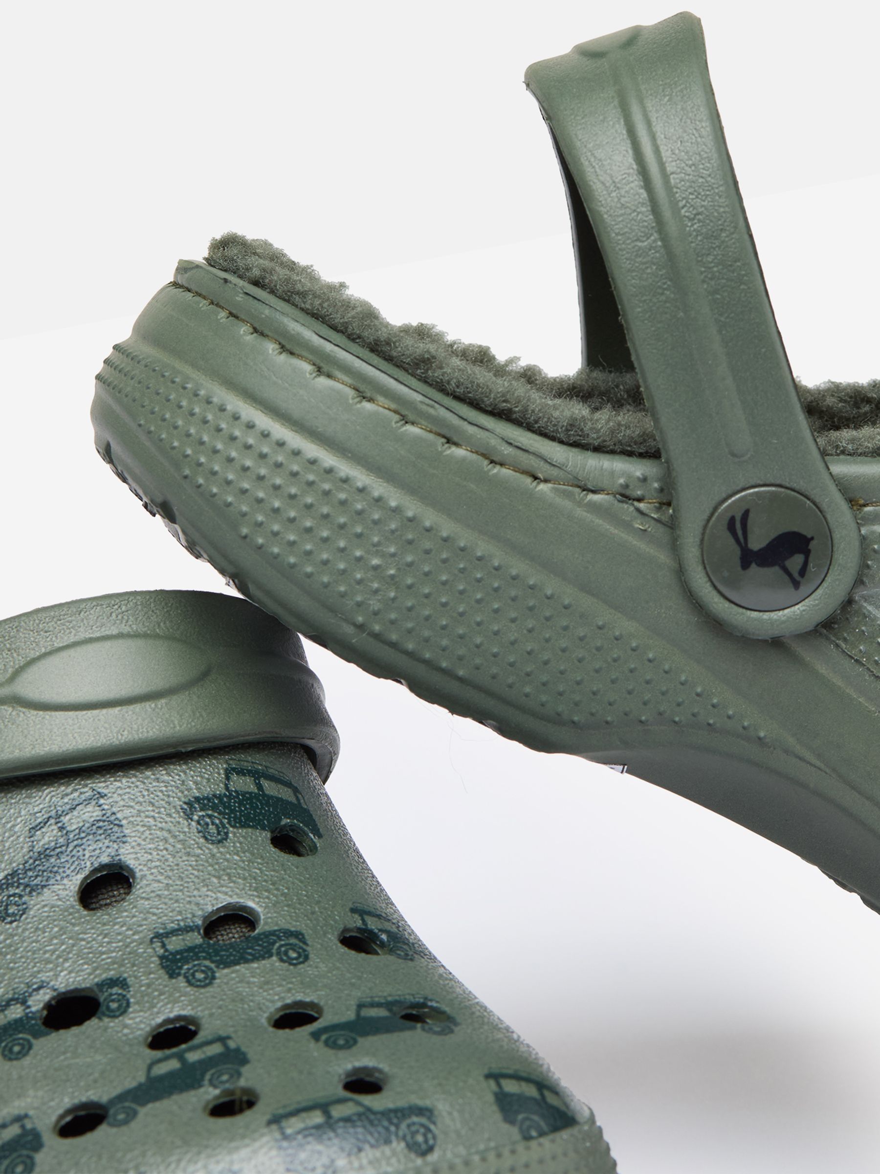 Boys' Winter Poole Khaki Green Clogs - Image 5 of 6