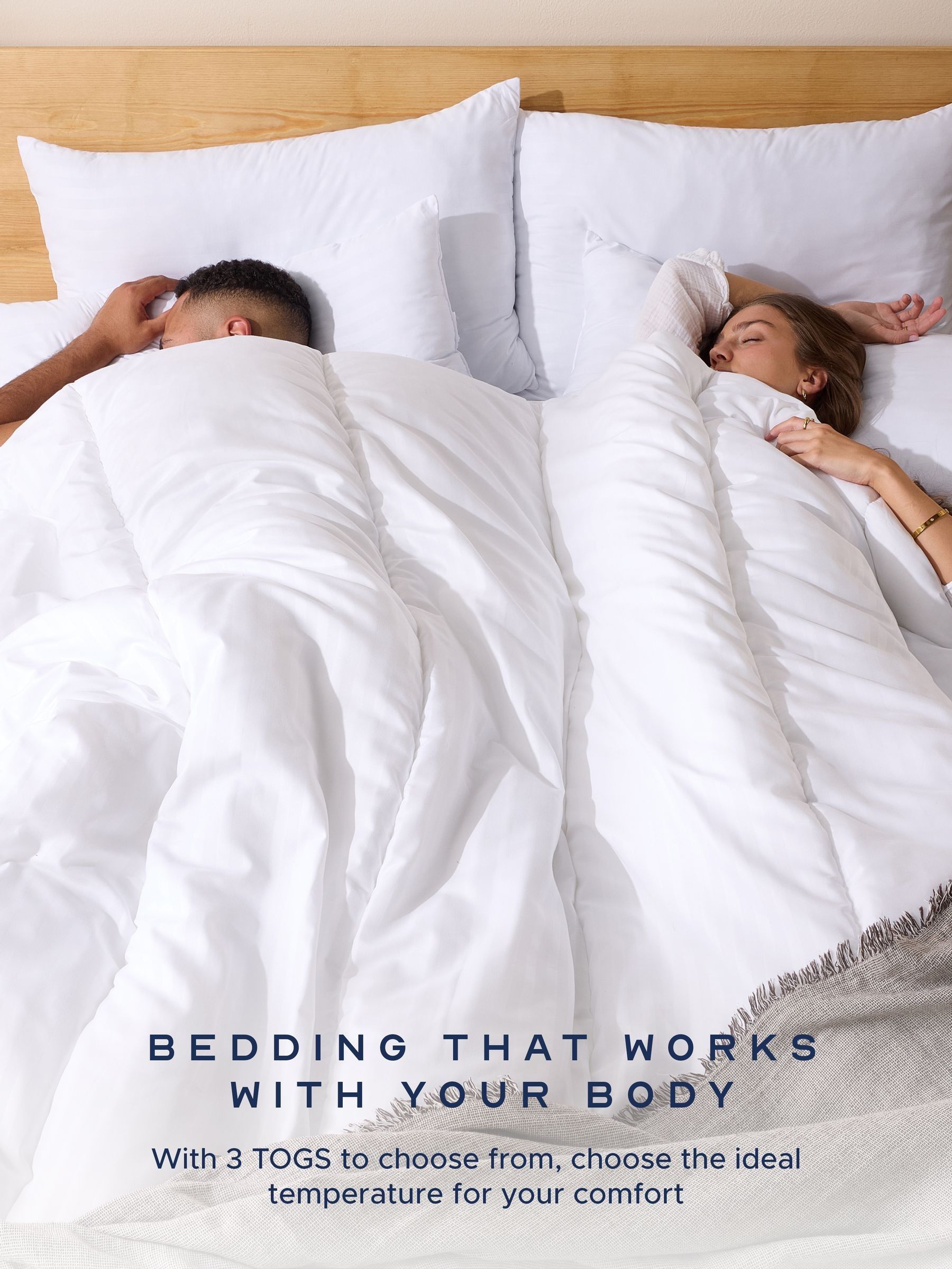 Snuggledown White Classic Soft Touch 10.5 Tog Duvet - Image 3 of 9