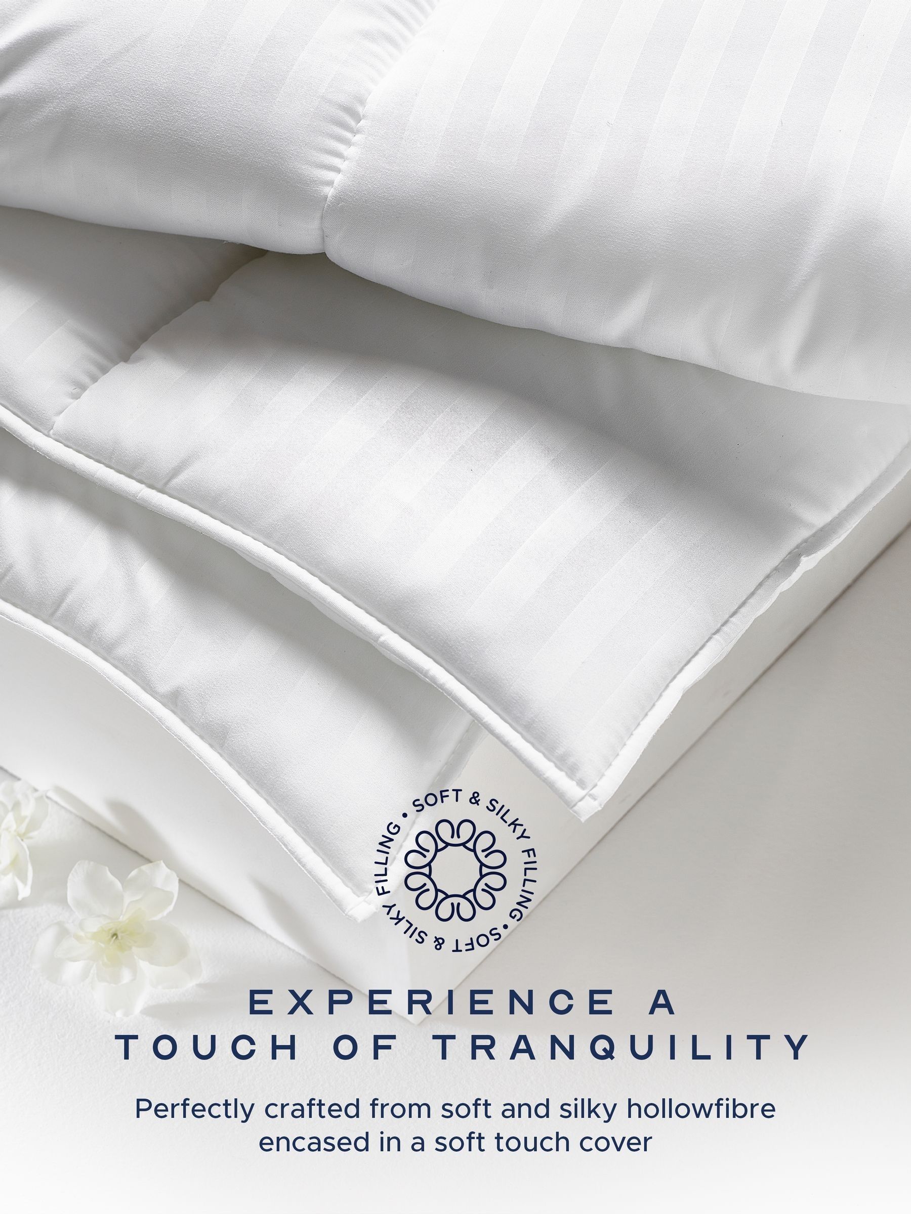 Snuggledown White Classic Soft Touch 10.5 Tog Duvet - Image 4 of 9