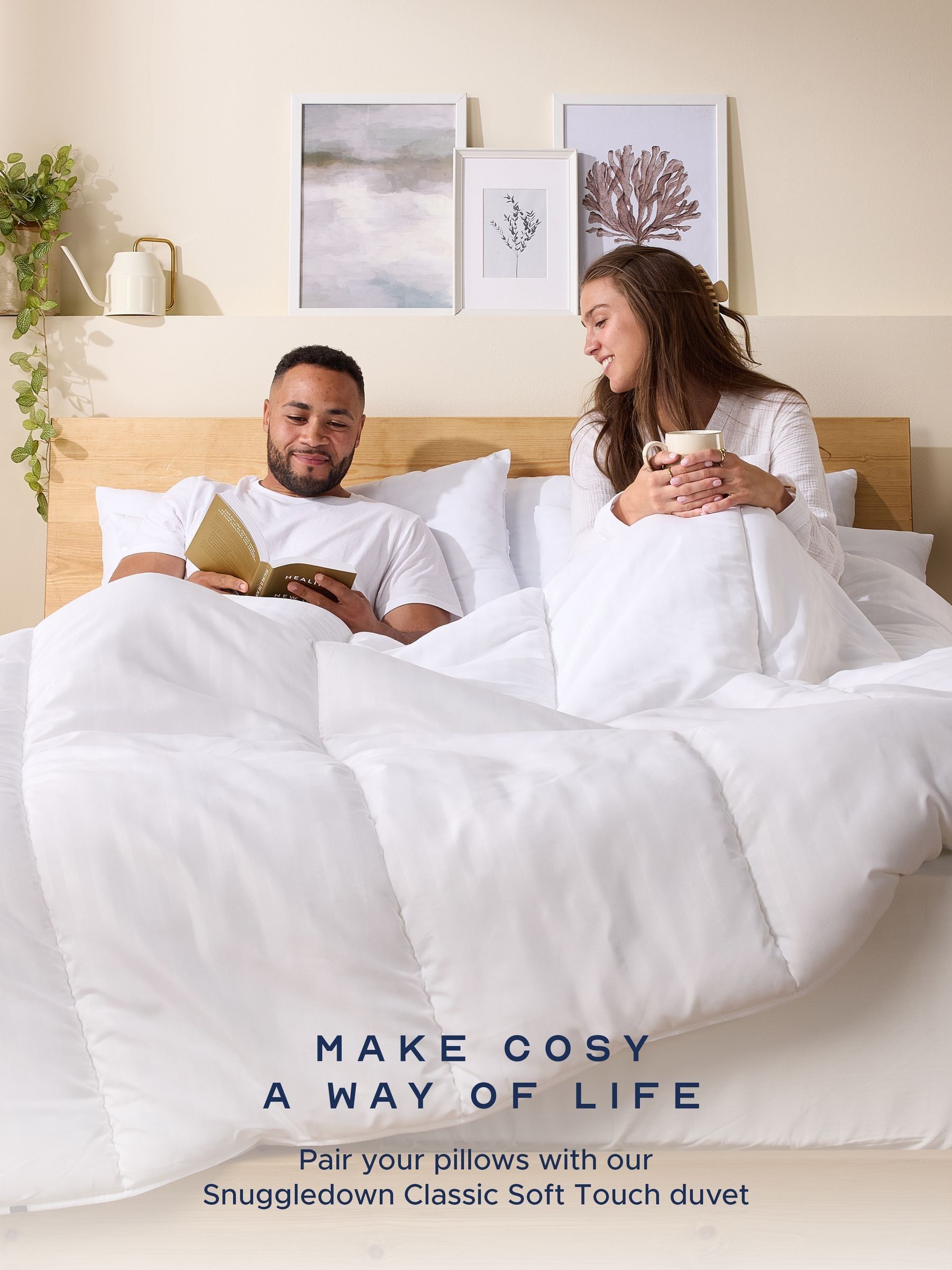 Snuggledown White Classic Soft Touch 10.5 Tog Duvet - Image 8 of 9