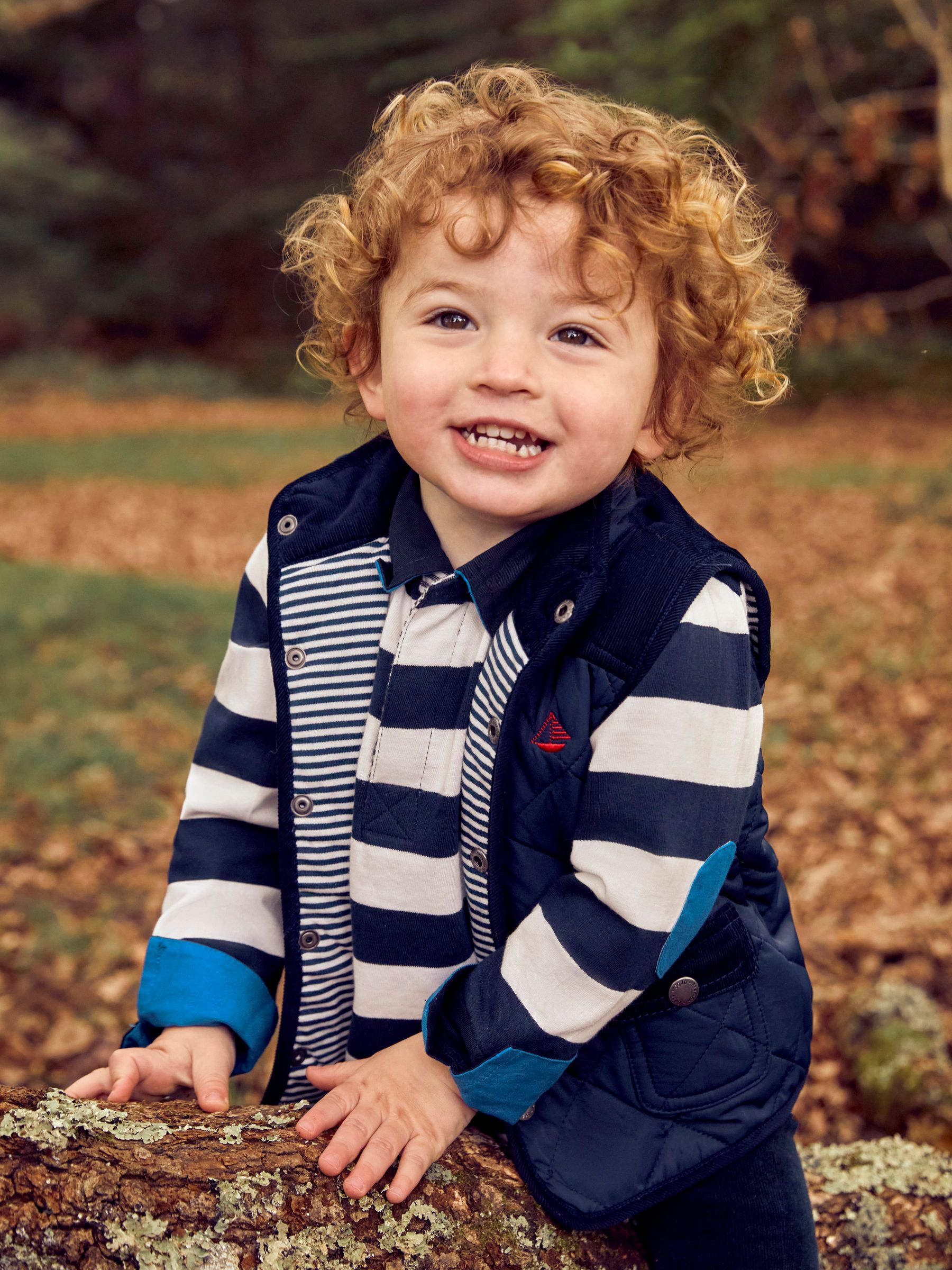 Navy Boys' Quilted Gilet - Image 2 of 5