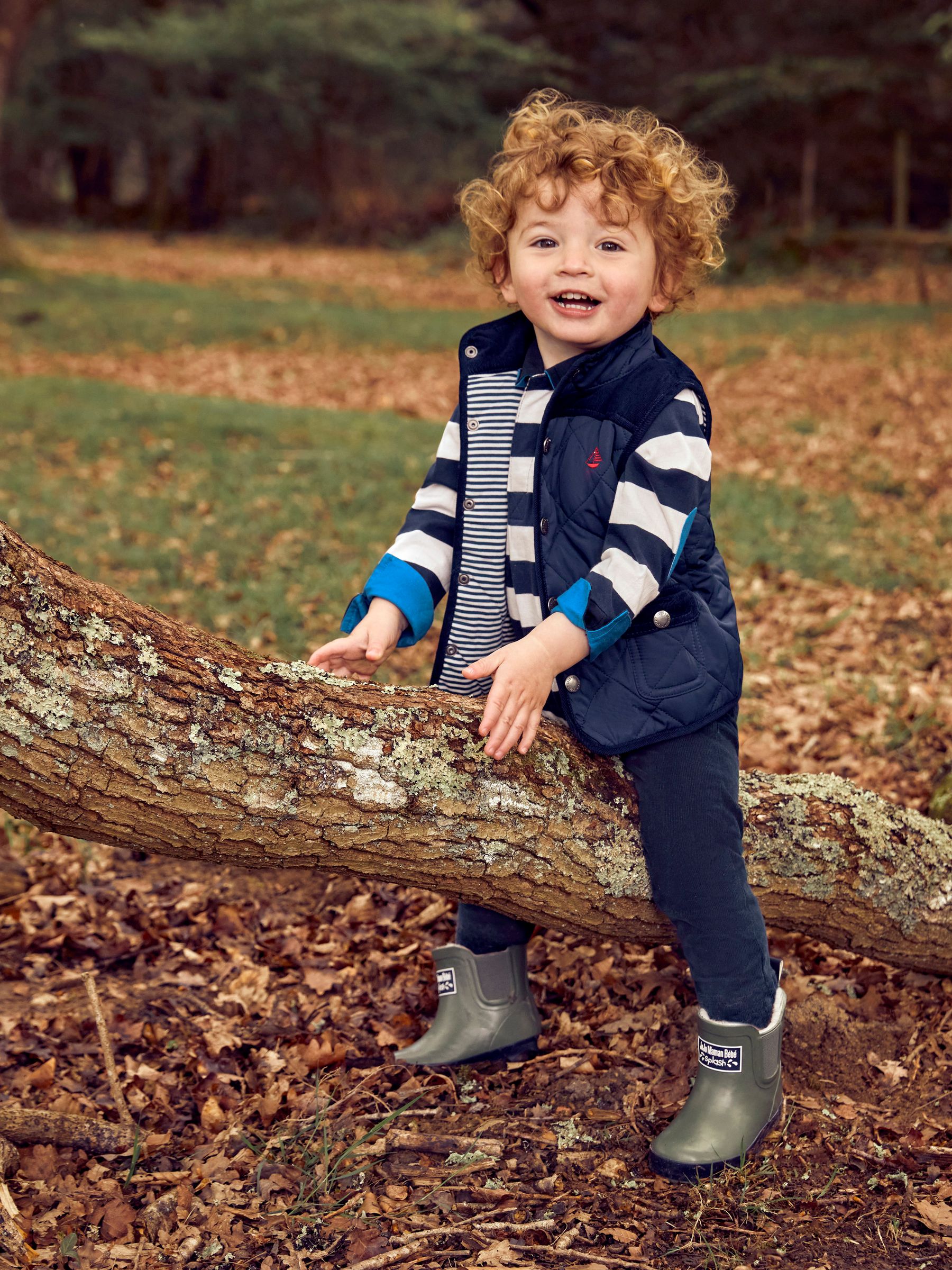 Navy Boys' Quilted Gilet - Image 4 of 5
