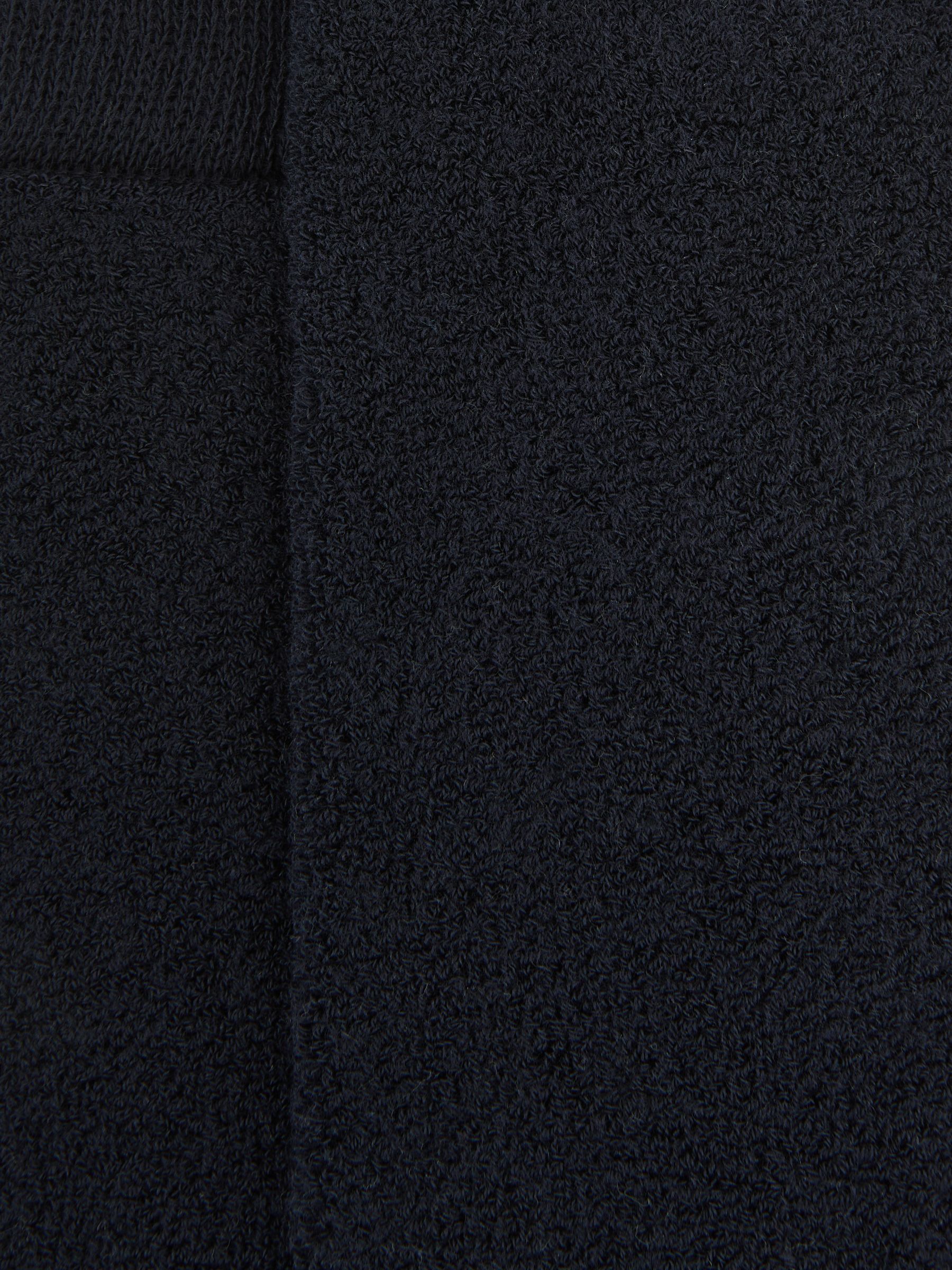Cotton Blend Terry Towelling Socks in Navy - Image 3 of 3