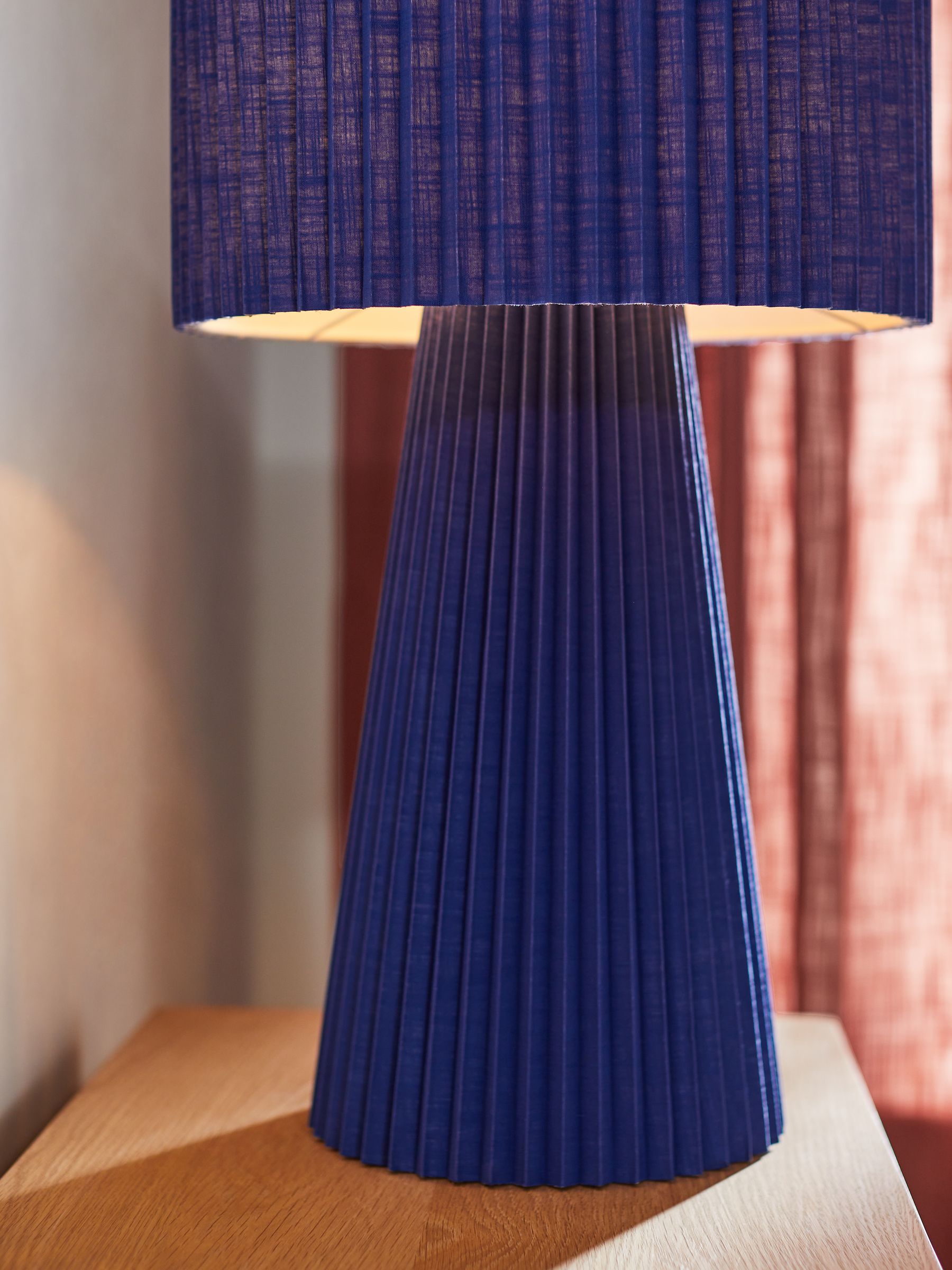 Large Reva Table Lamp in Blue - Image 2 of 4