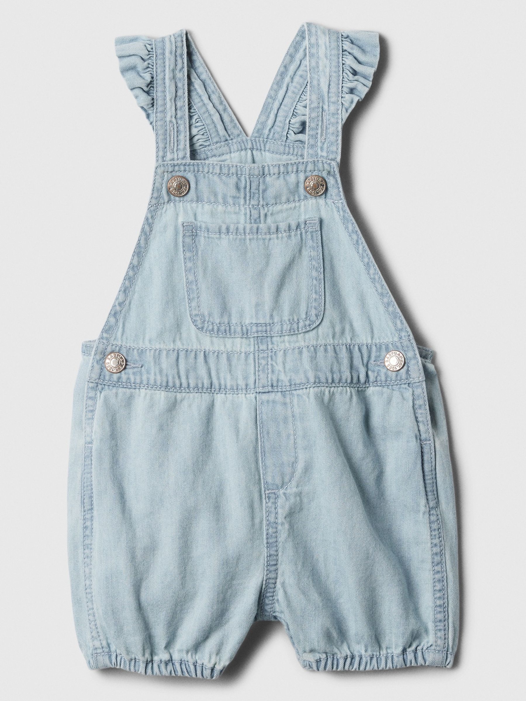 Blue Baby Denim Dungarees (Newborn-24mths) - Image 3 of 3