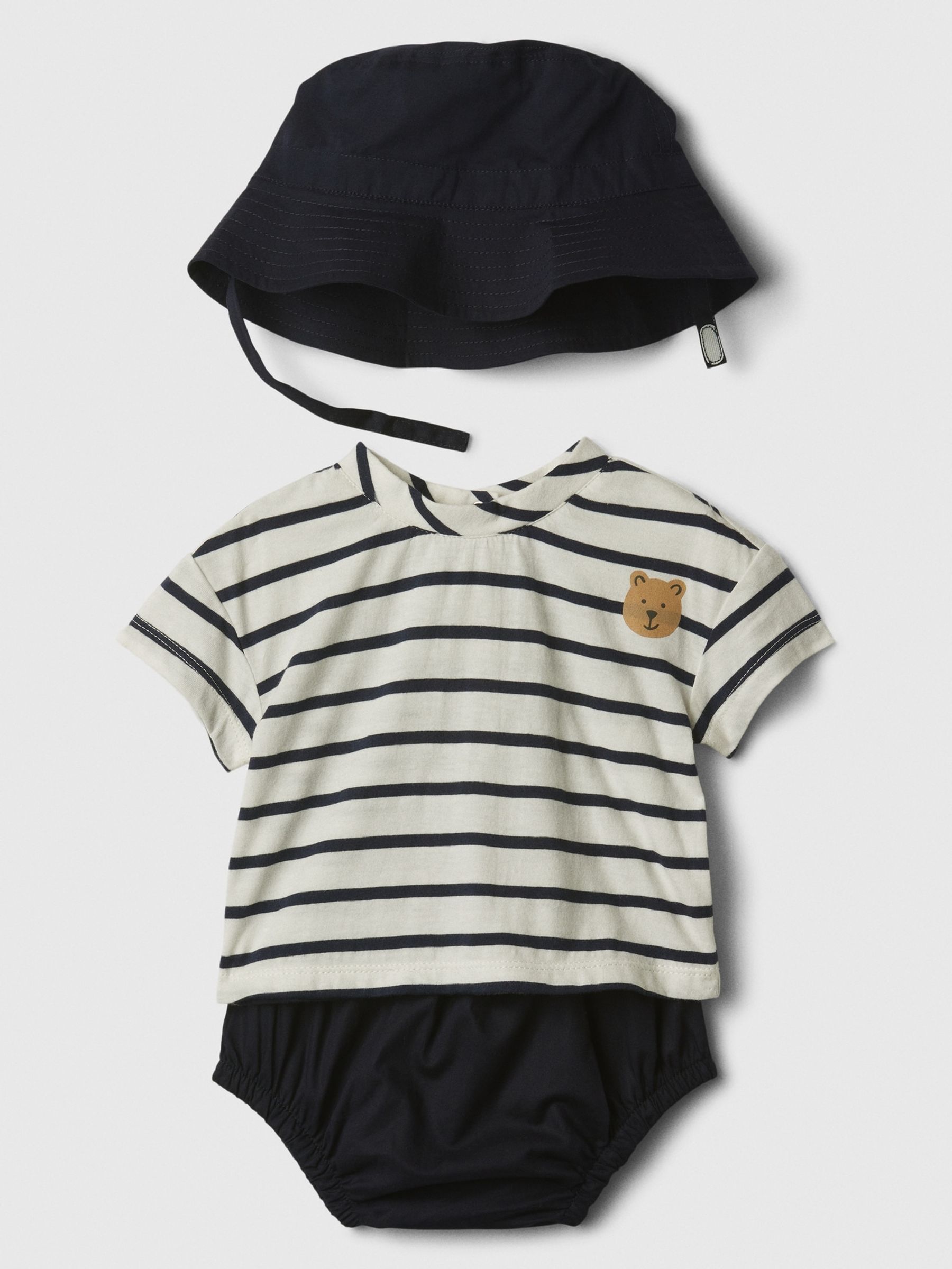 Blue Three Piece Outfit Set (Newborn-24mths) - Image 2 of 3