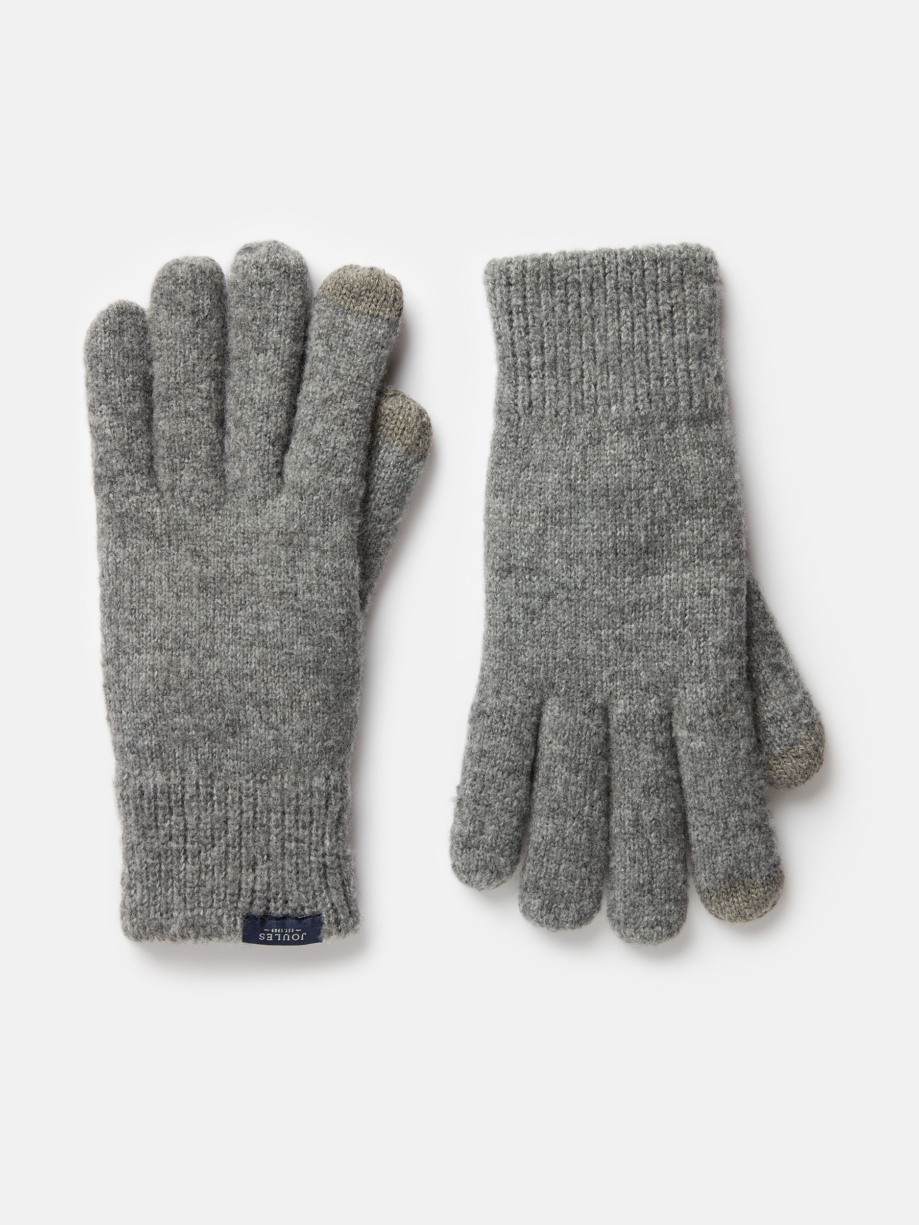 Bamburgh Grey Knitted Gloves - Image 3 of 5
