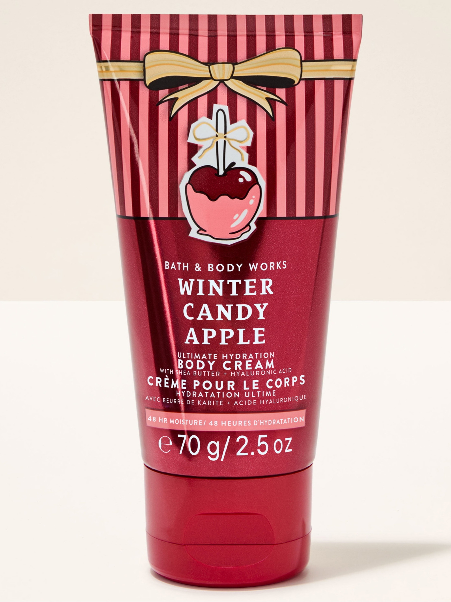Winter Candy Apple Travel Size Ultimate Hydration Body Cream 70g - Image 1 of 2 Winter Candy Apple Travel Size Ultimate Hydration Body Cream 70g - Image 1 of 2