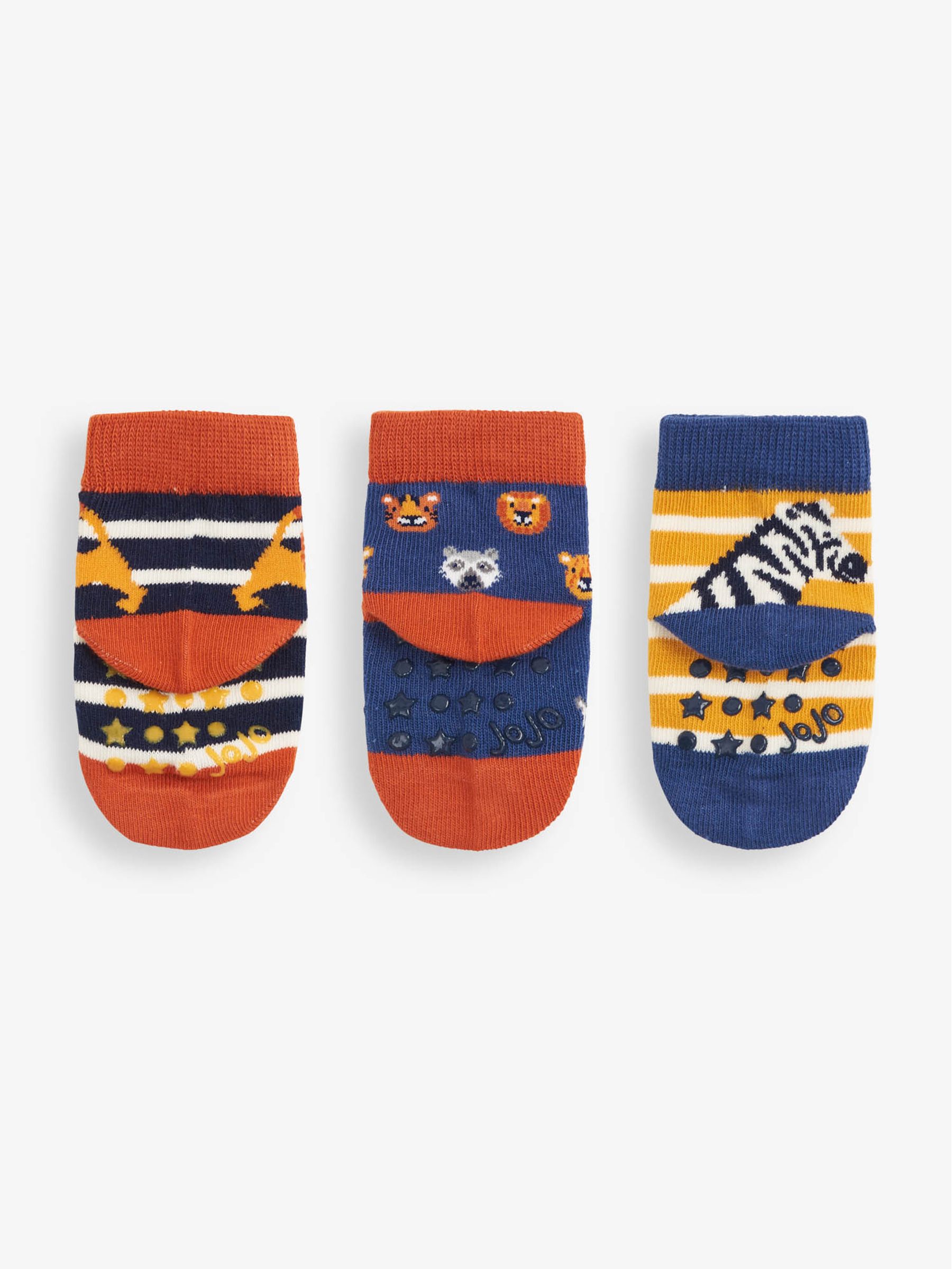 Blue 3-Pack Safari Socks - Image 2 of 2