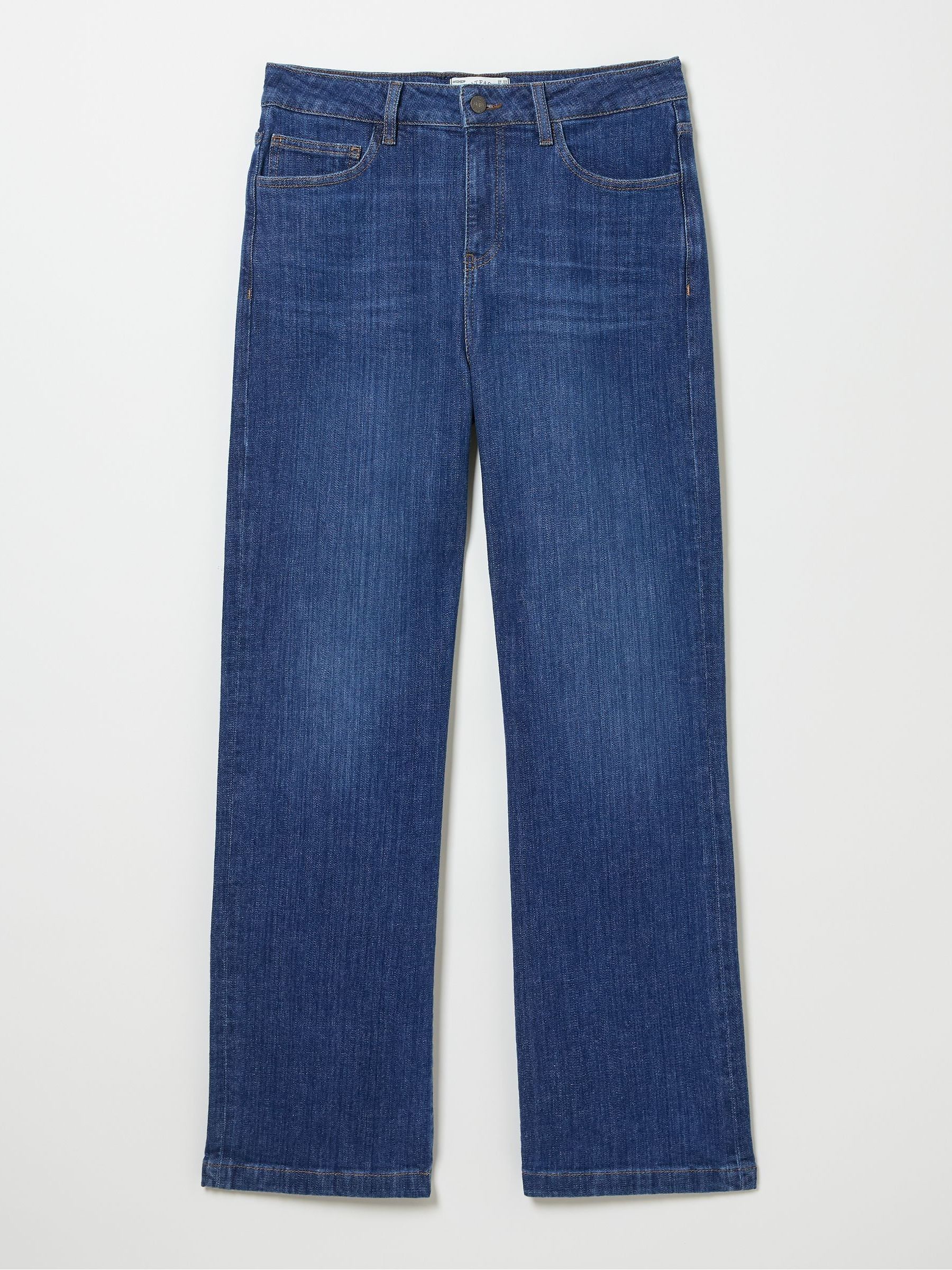 Elise Indigo Blue Wide Leg Jeans - Image 5 of 5