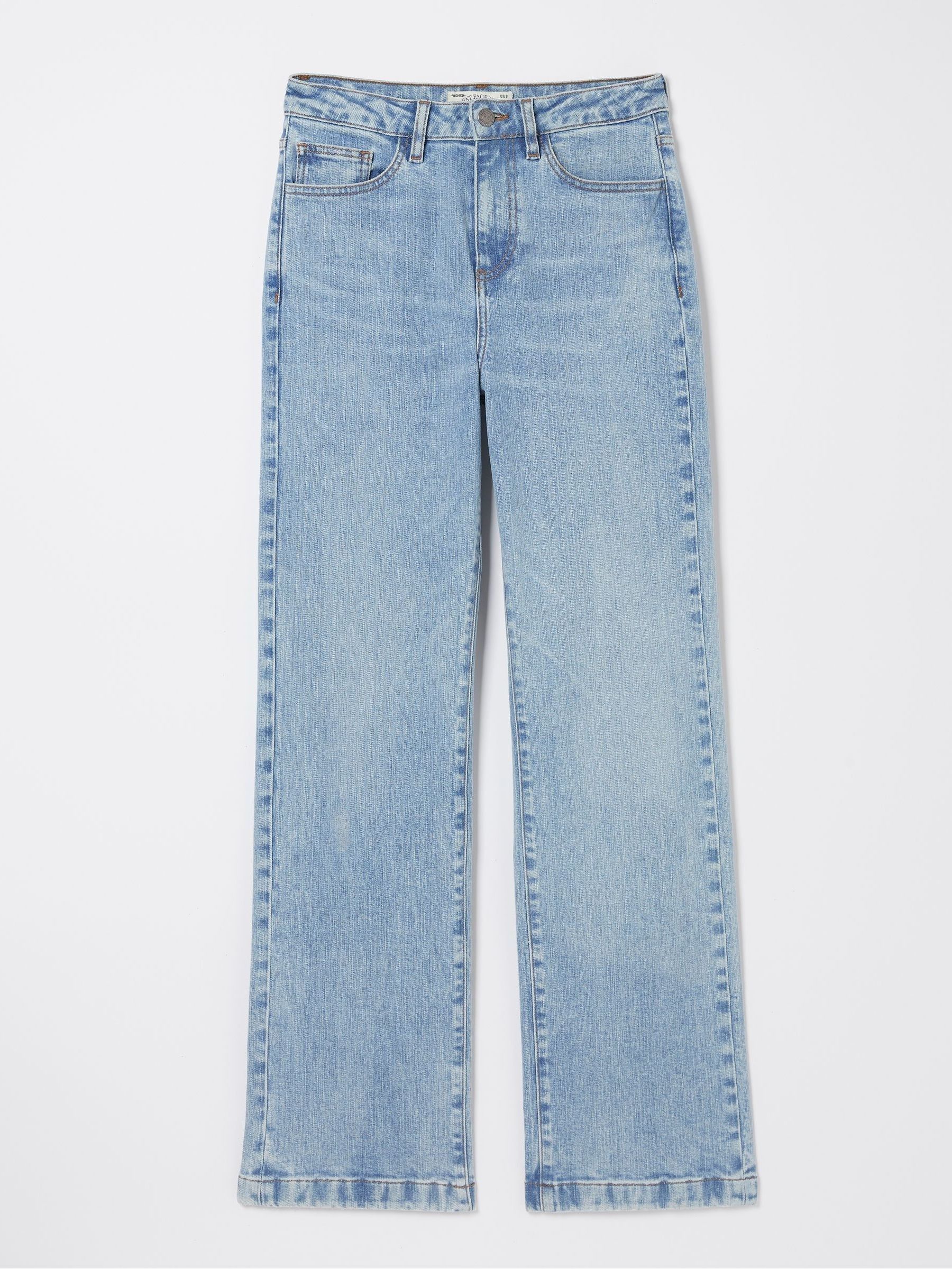 Elise Light Blue Wide Leg Jeans - Image 6 of 6