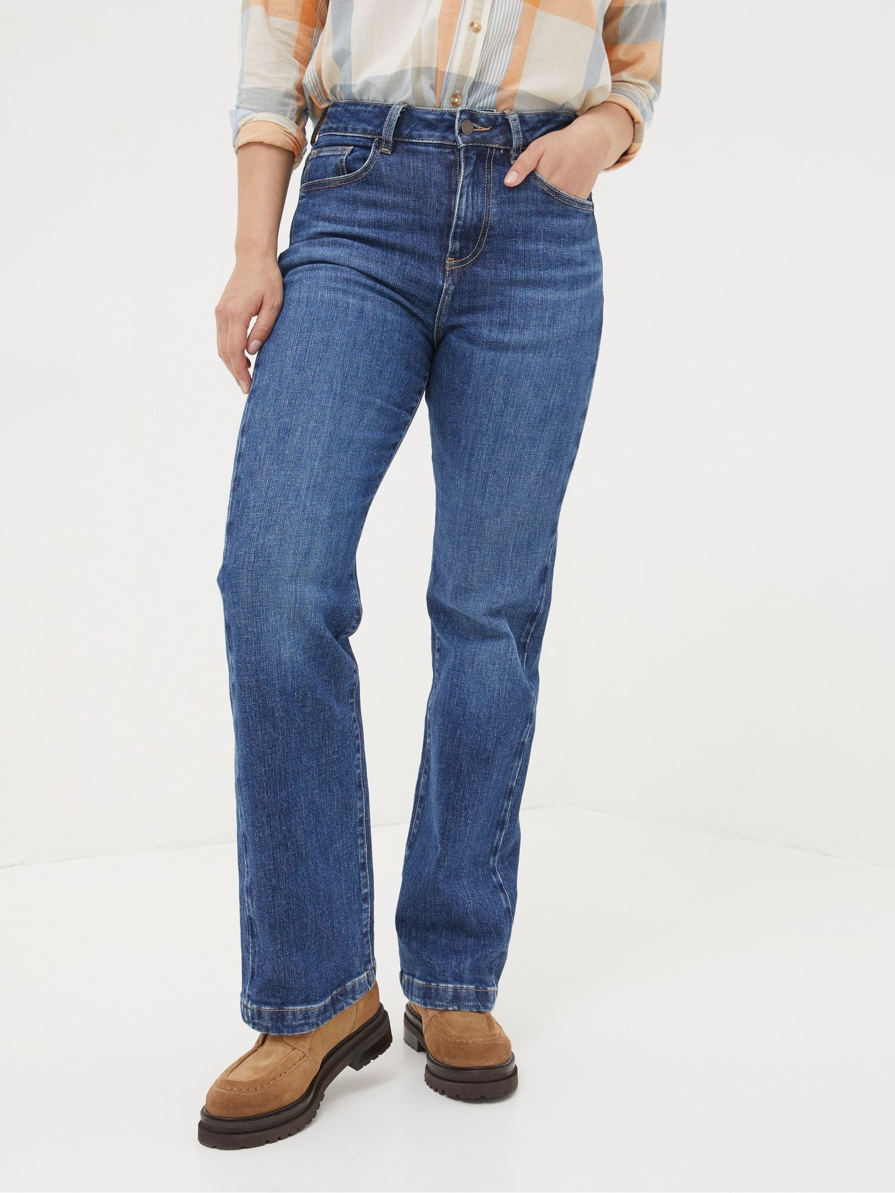 Elise Vintage Blue Wide Leg Jeans - Image 1 of 6