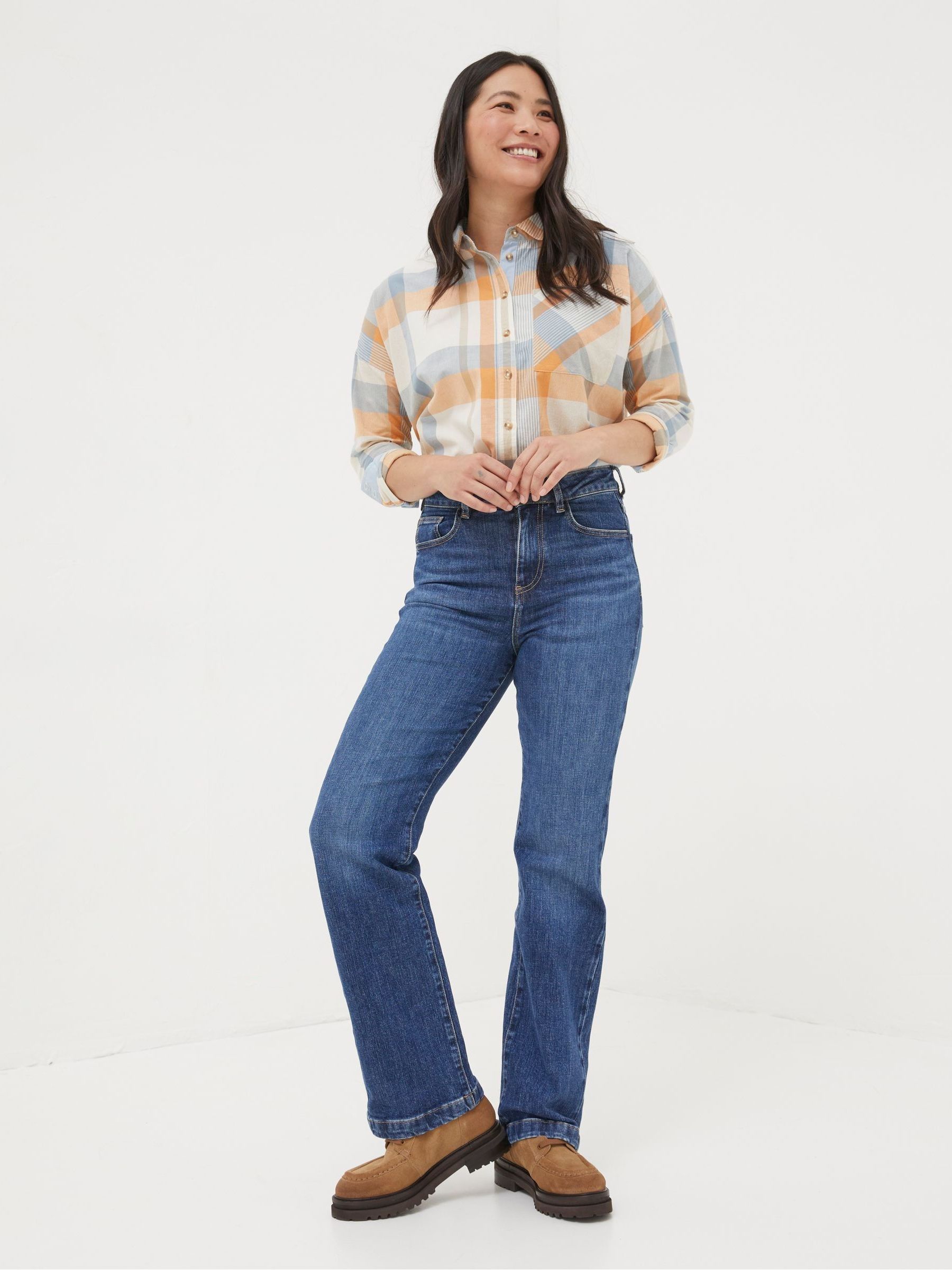 Elise Vintage Blue Wide Leg Jeans - Image 3 of 6