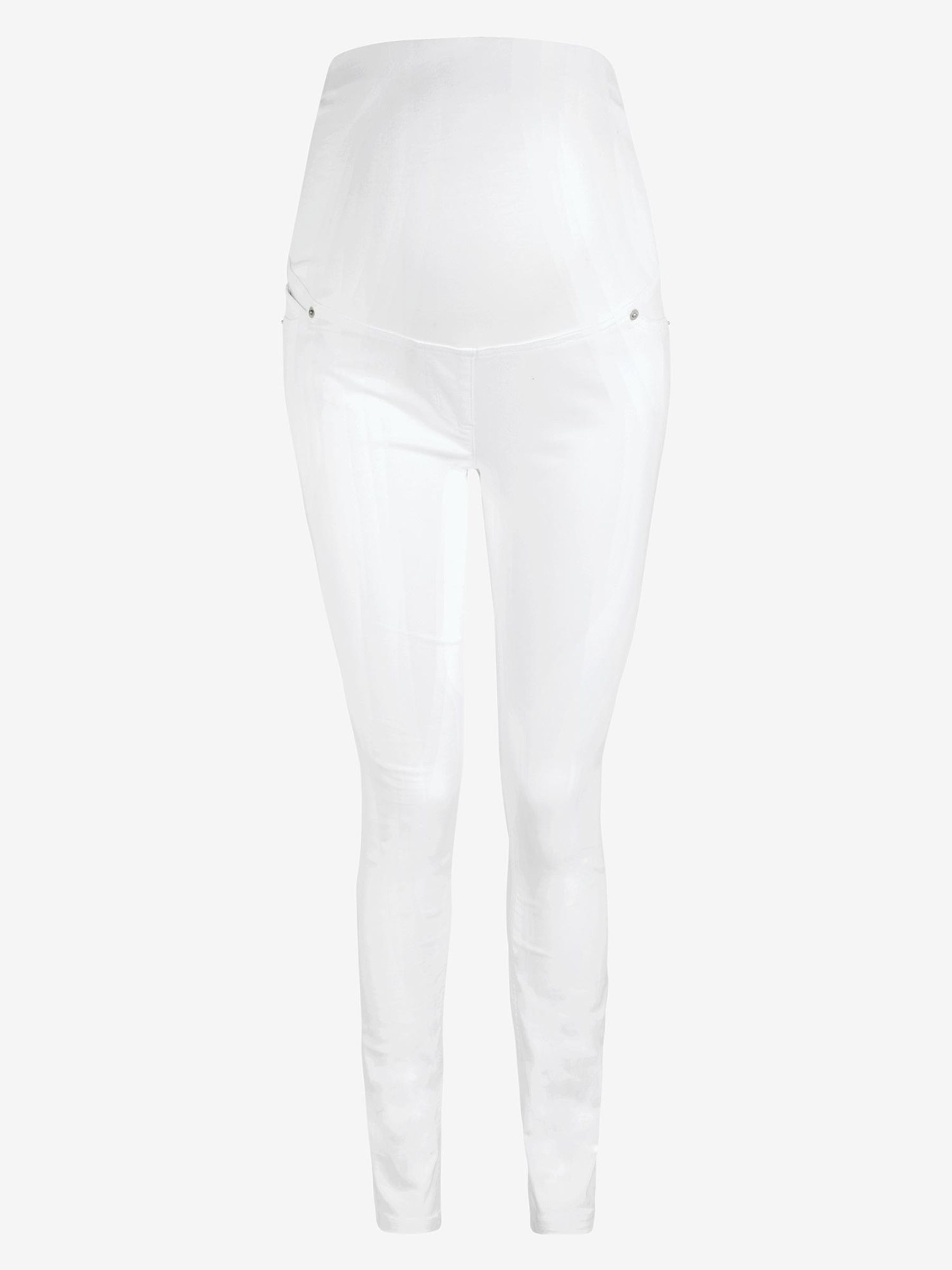 White Superstretch Skinny Maternity Denim Jeans - Image 4 of 4