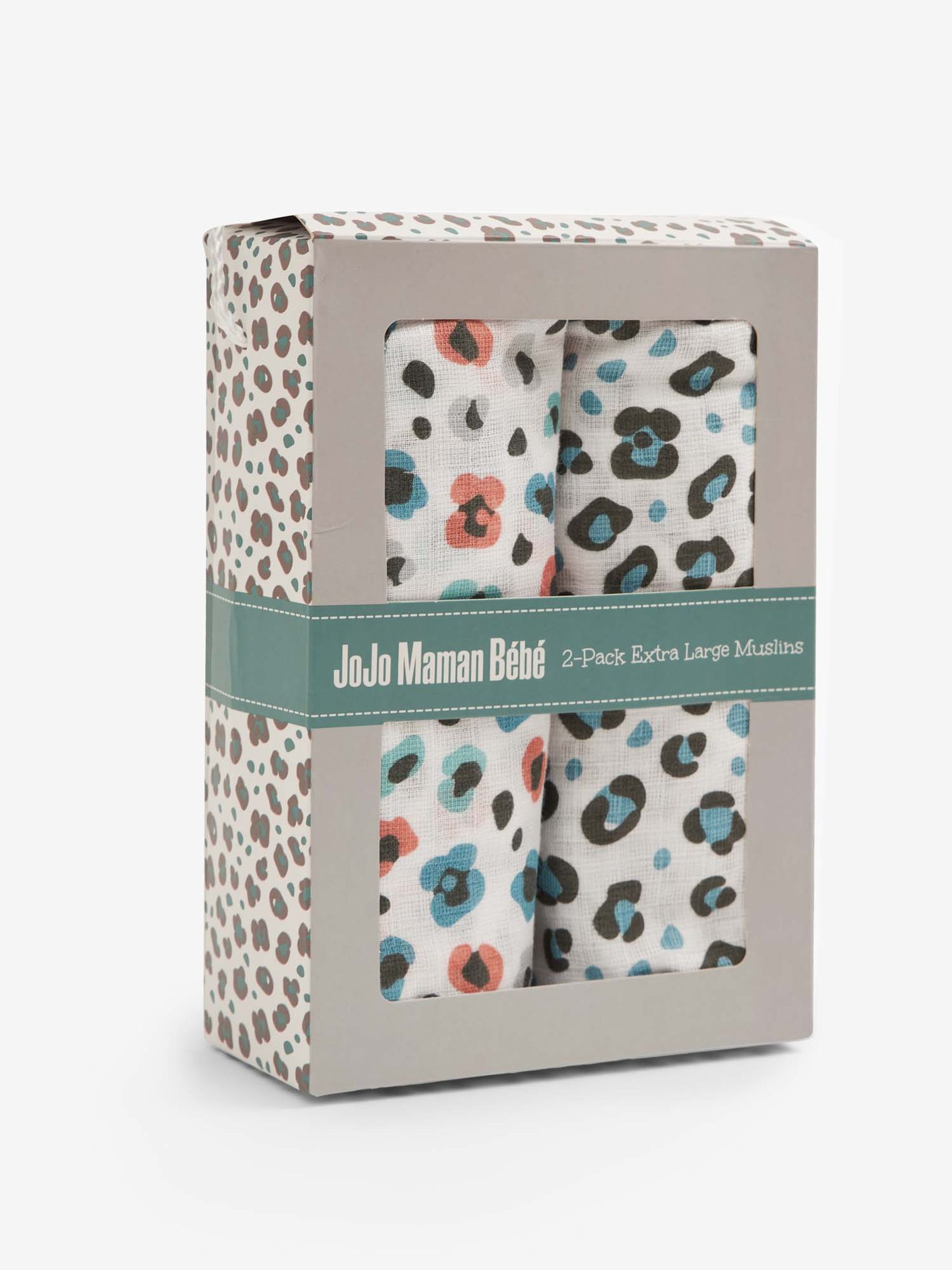 2-Pack Extra Large Leopard Print Muslins - Image 2 of 5
