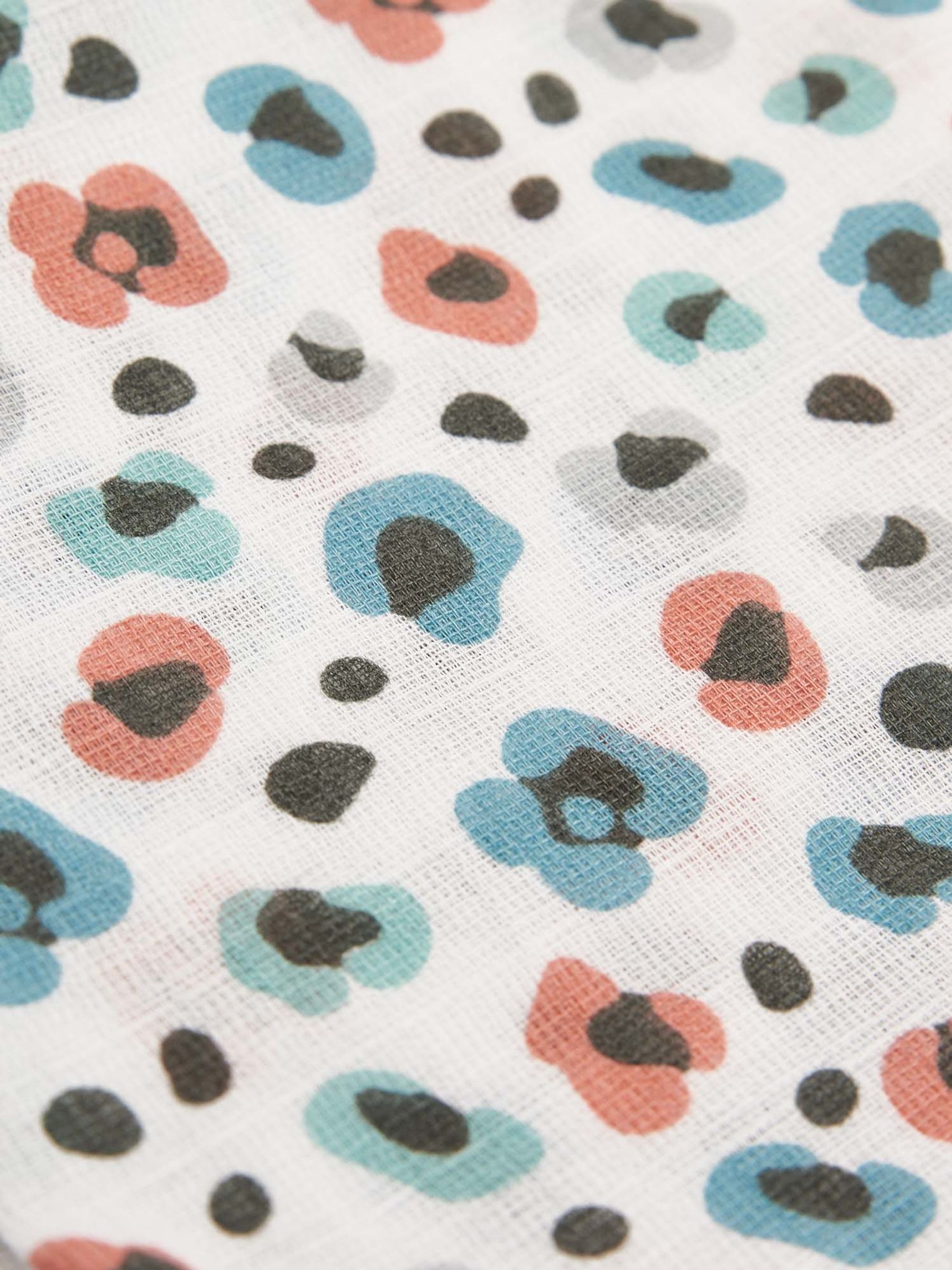 2-Pack Extra Large Leopard Print Muslins - Image 4 of 5