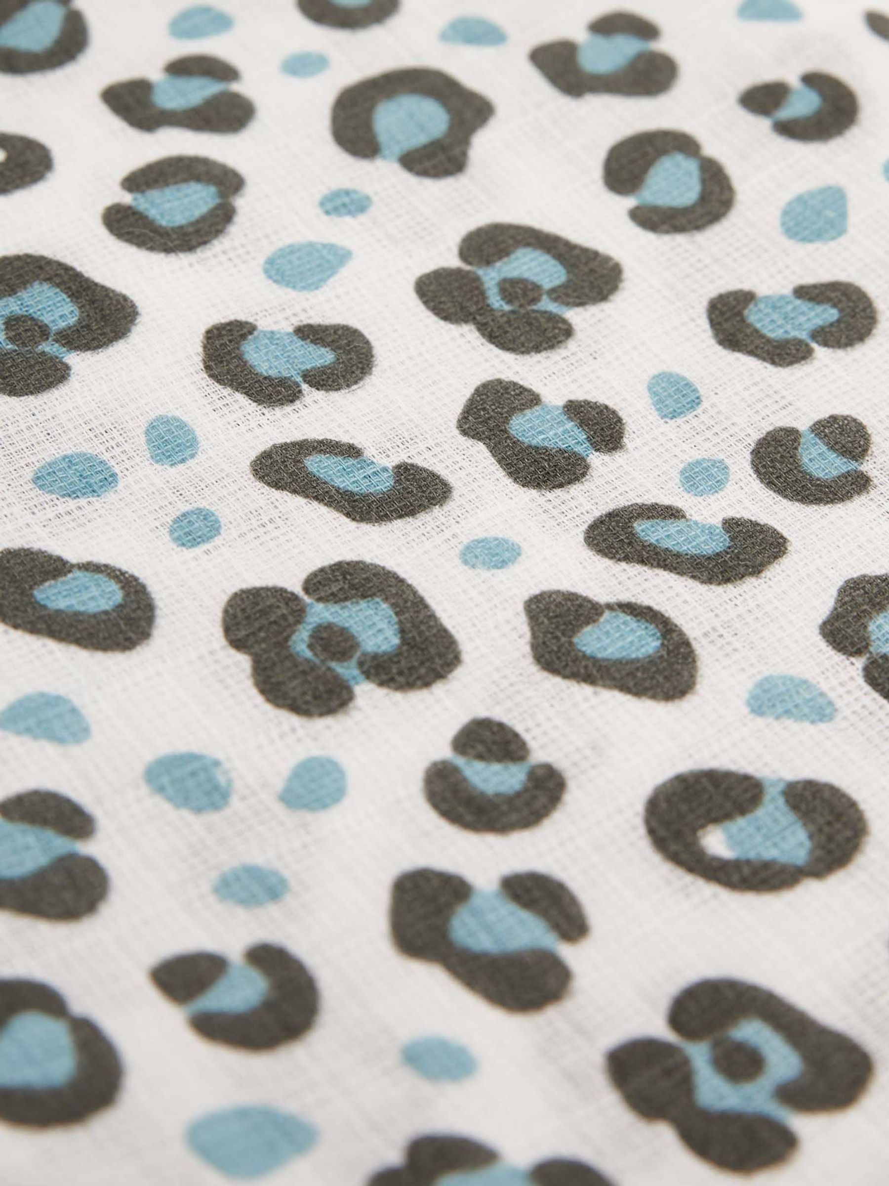2-Pack Extra Large Leopard Print Muslins - Image 5 of 5