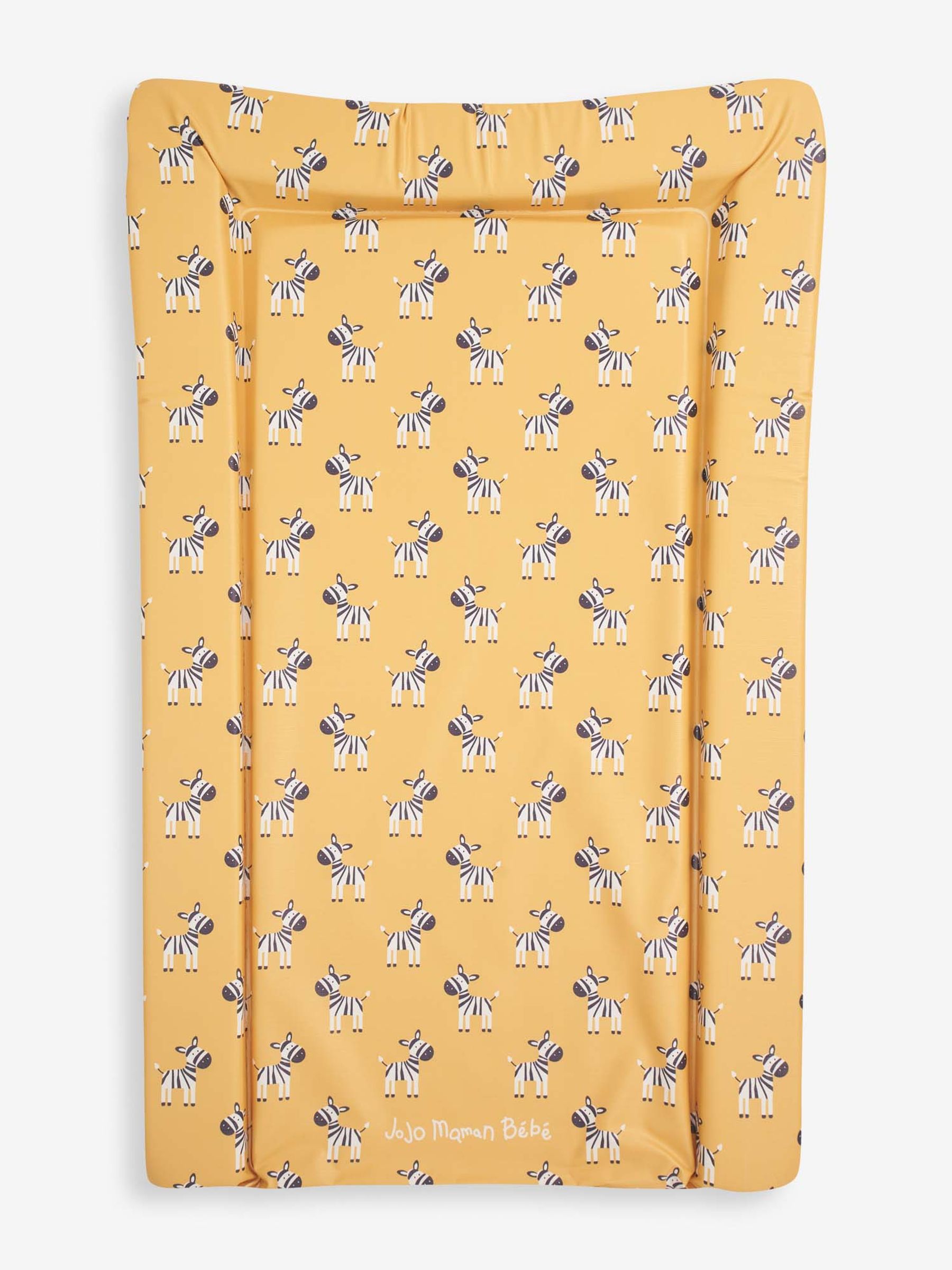 Yellow Zebra Baby Changing Mat - Image 2 of 2